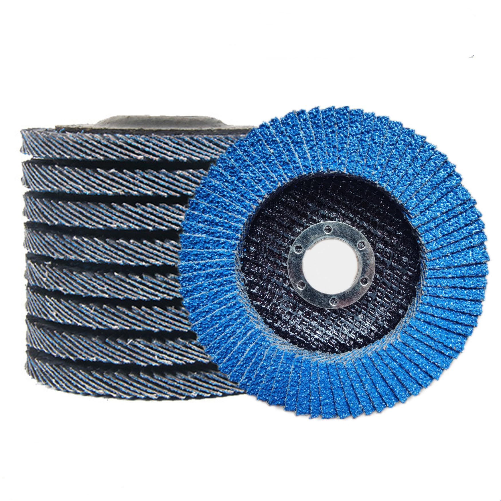 Zirconia Flap Discs for Angle Grinder - 5 Pack -10