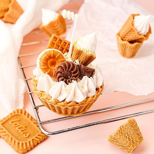 Miniatura 7 de Vela de tarta de galleta, regalo de cumpleaños para mujeres, velas aromáticas de café, regalos de Navidad para compañeros de trabajo, cera de soja,