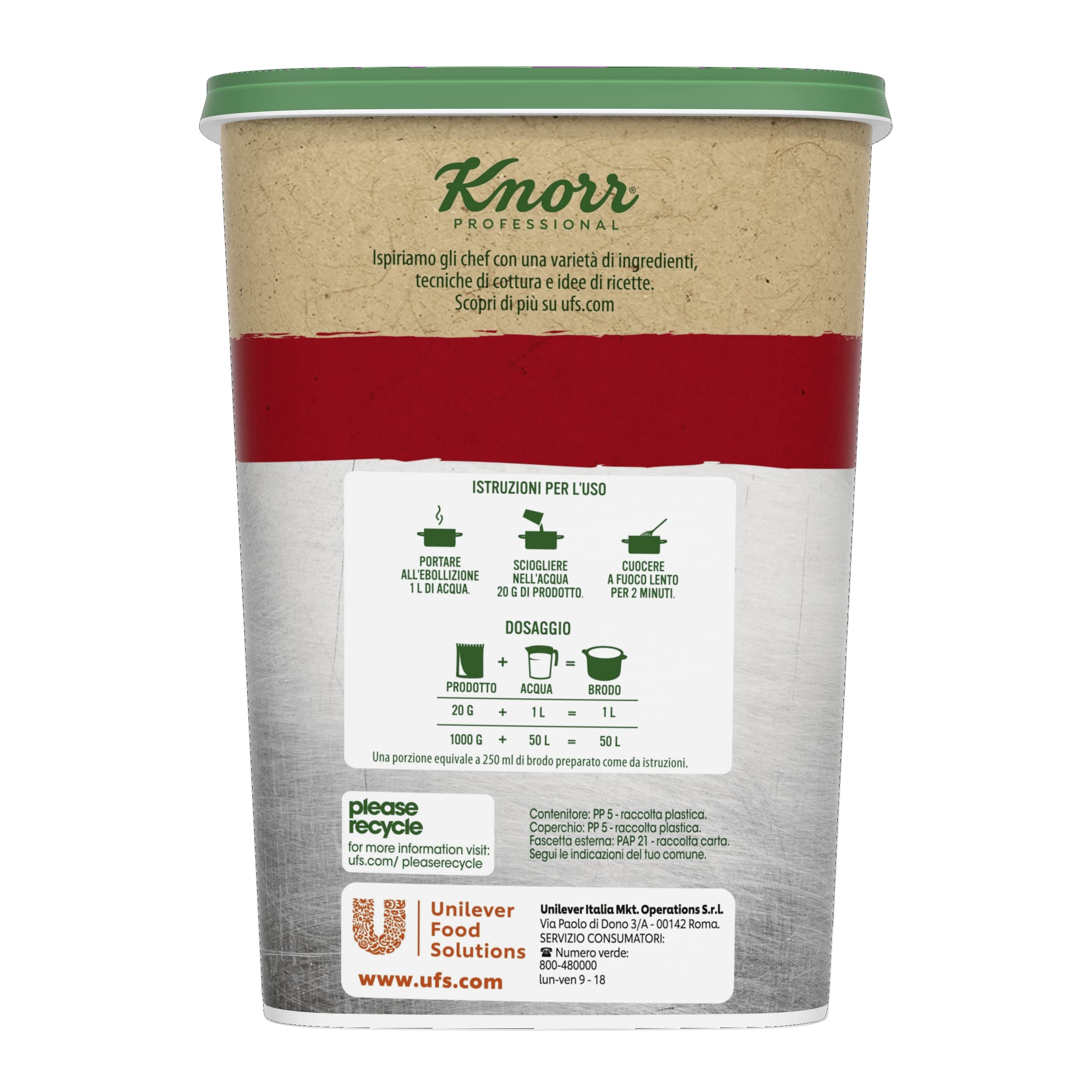 Knorr Bouillon de boeuf sans gluten - 1 Kg