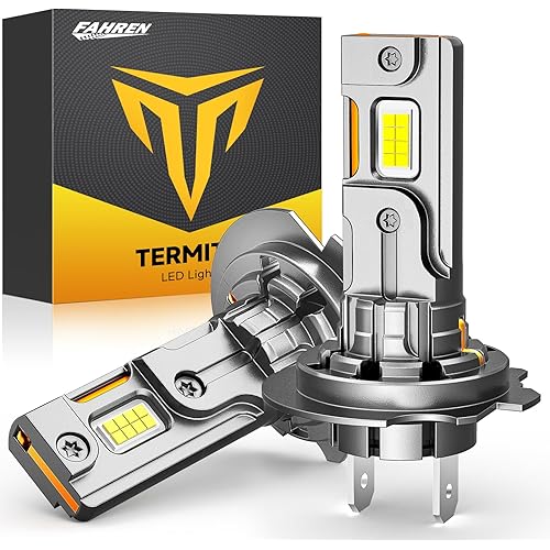 H7/H7LL Light Bulbs, 22000LM Ultra-Brightness, Real 1:1 Halogen Mini Size, 10-Year Extended Lifespan, 6500K White Illumination for Automotive Fog Lights, Plug and Play, Pack of 2