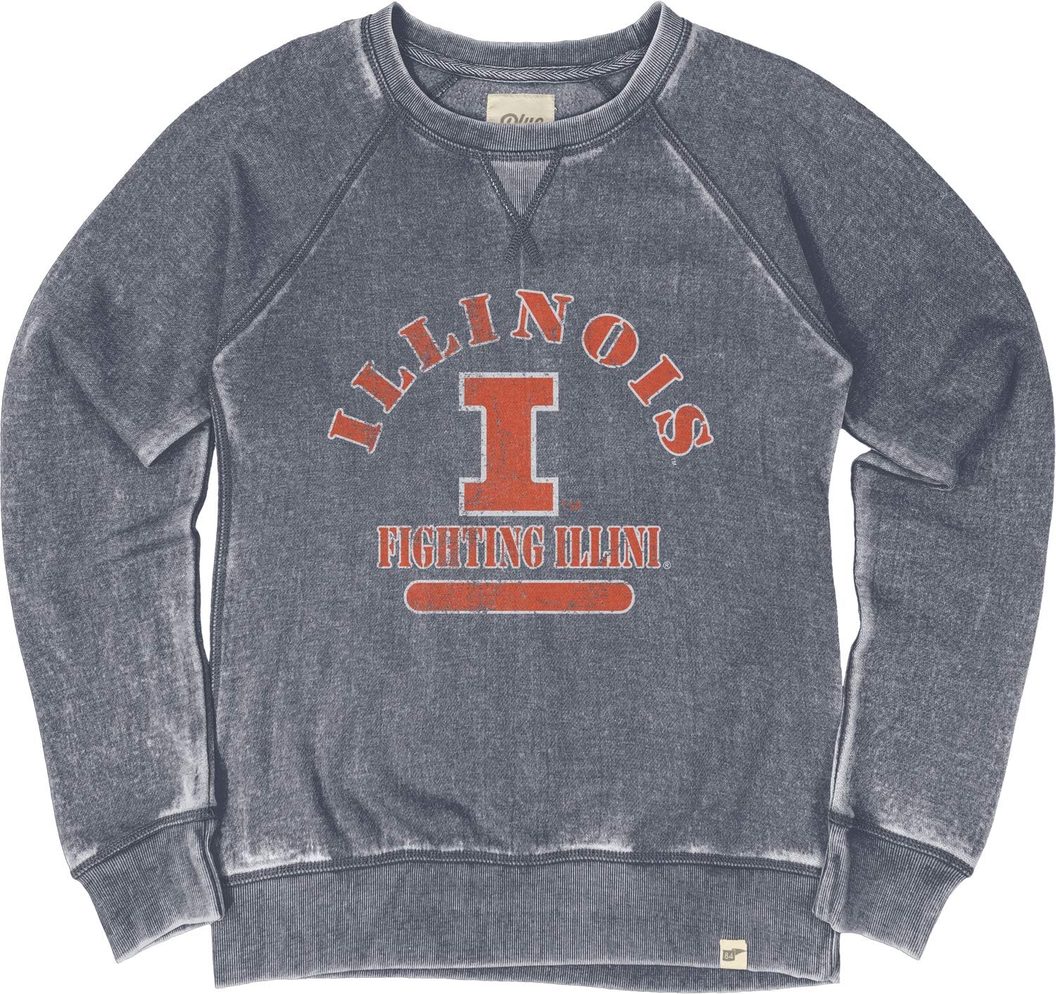 Blue 84 women's Alabama Crimson Tide Burnout Crewneck Sweatshirt