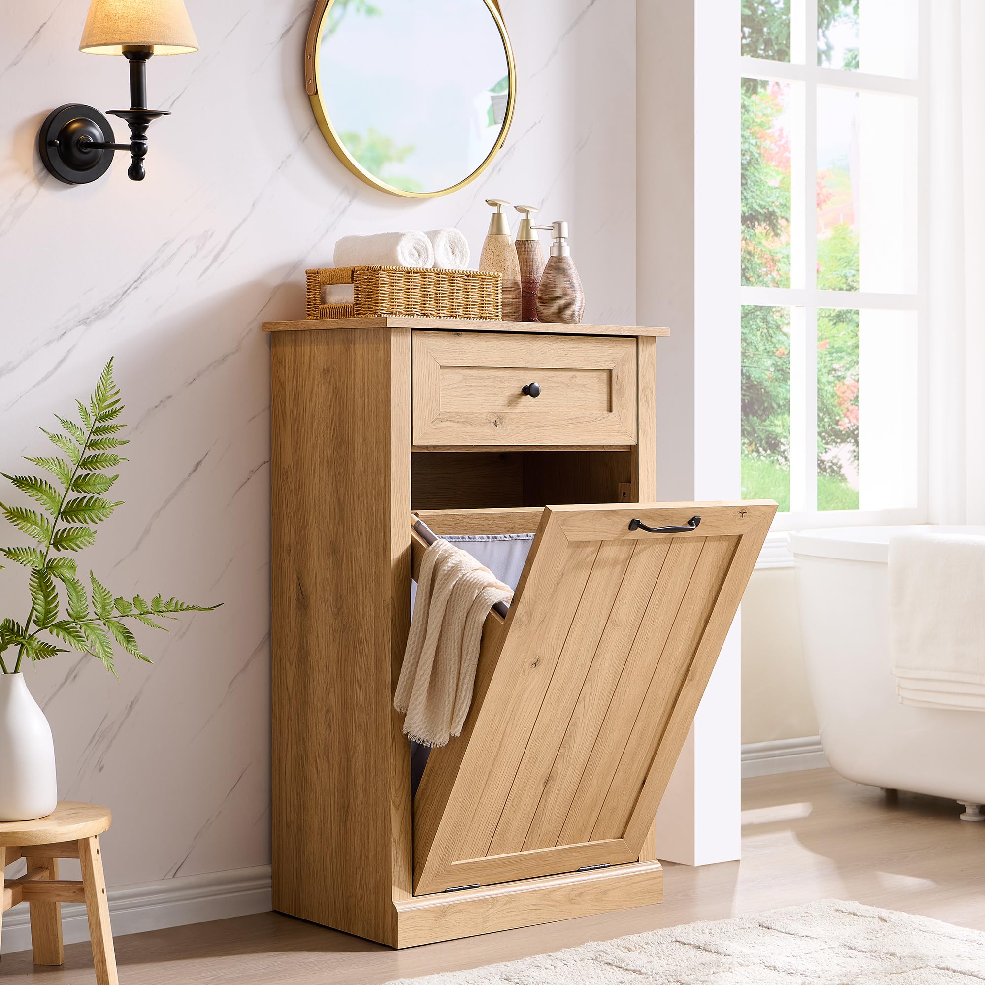 パンツ drawers PILE TRUNKS beige Amazon.com: IFBUY Tilt Out Laundry Hamper Cabinet, 10 Gallon