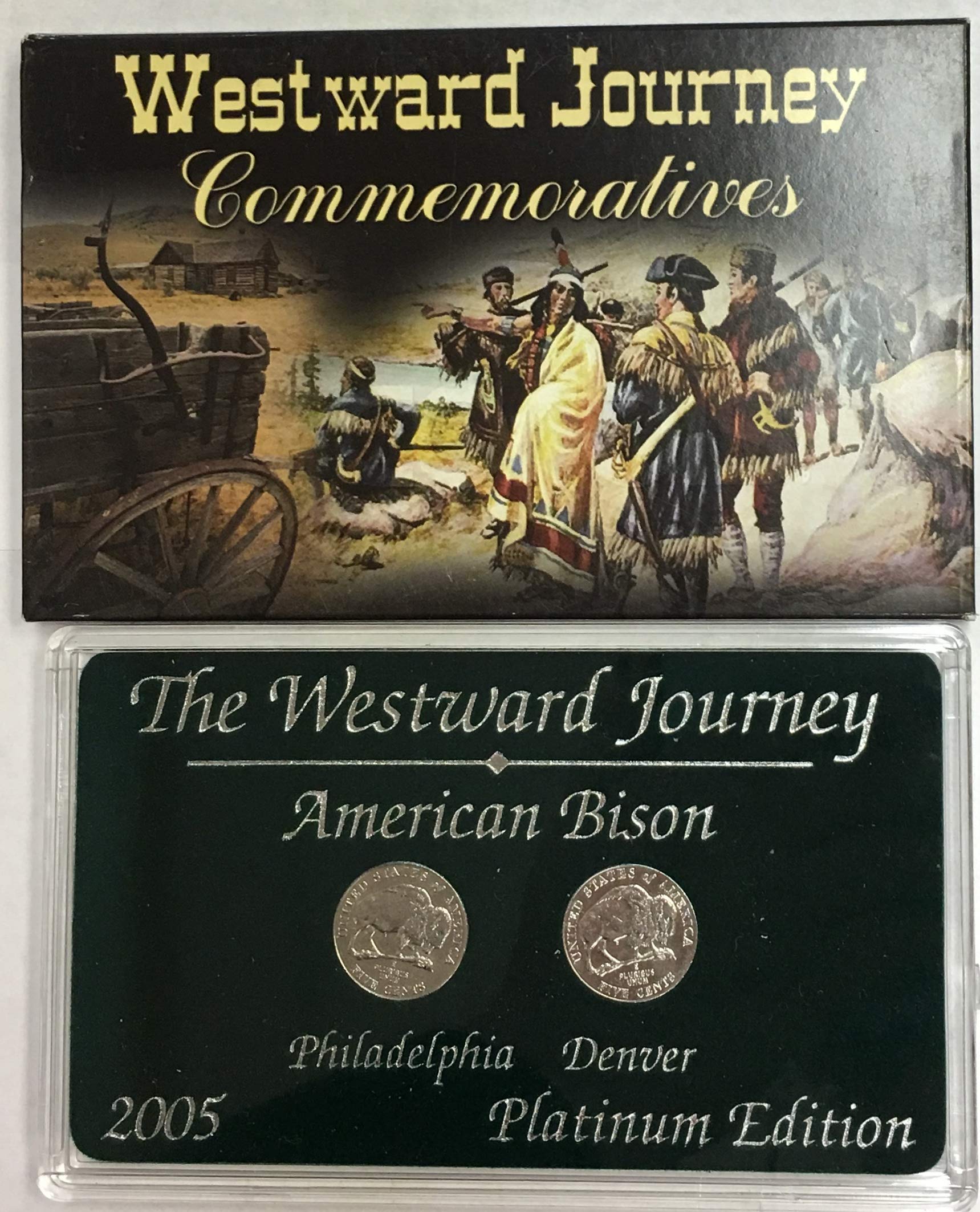 2005 P&D Westward Journey Commemorative Nickel Set - American