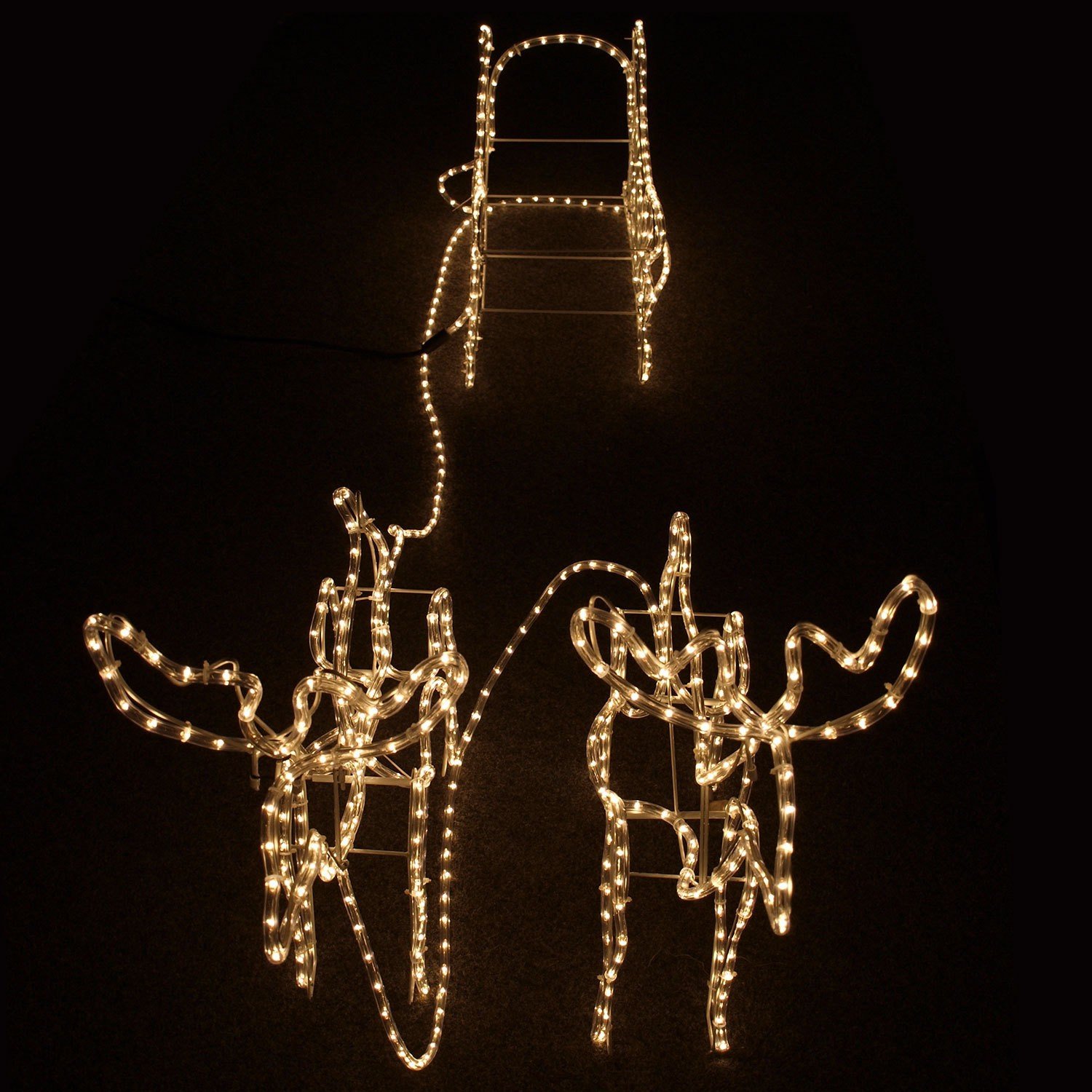 Christmas Gift 93436 Eclairage Décoration de Traineau de Noël Lumineux