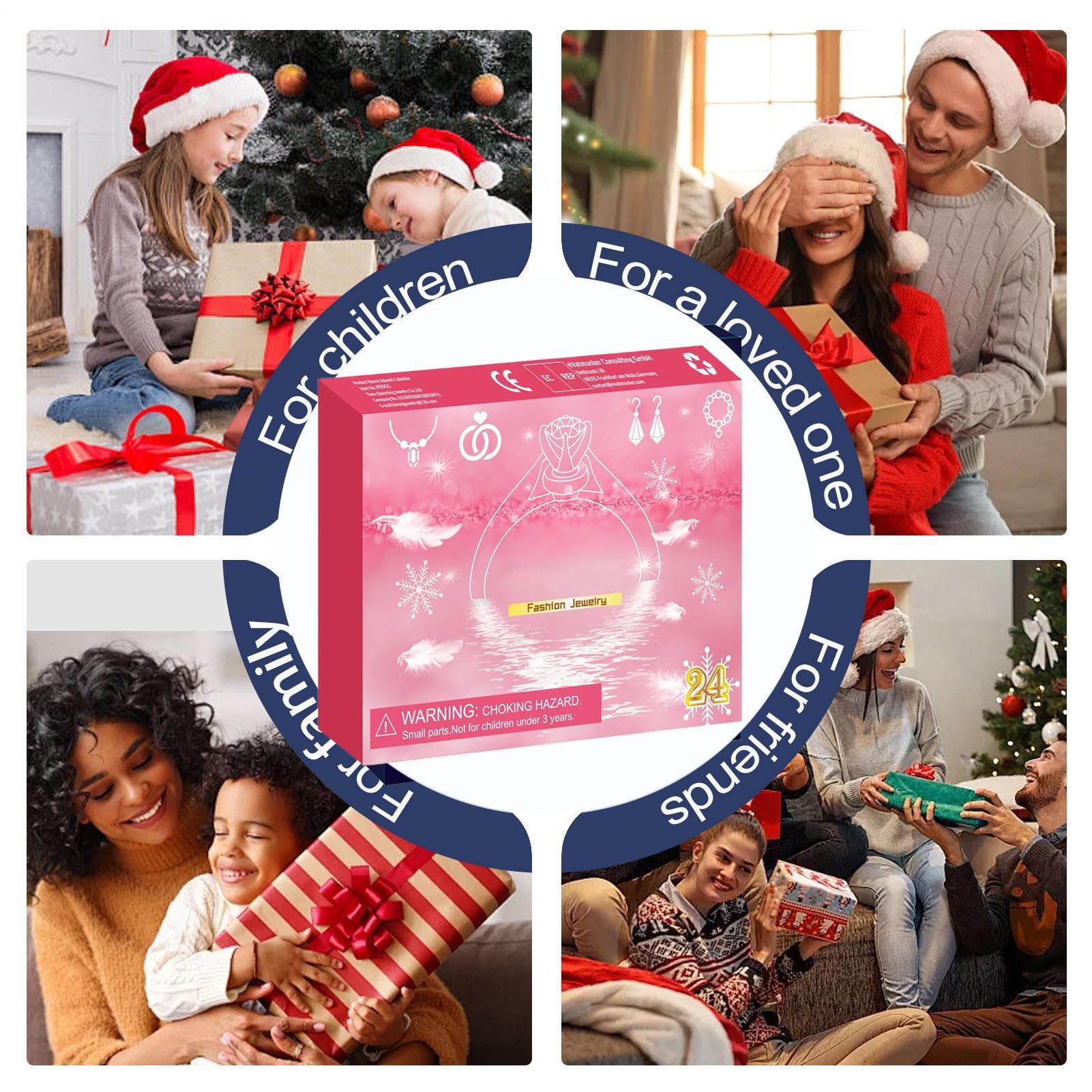 Calendario De Cuenta Atrás Para Navidad 2025 Para Las Vacaciones De | Calendario De Adviento De Navidad Con s De Joyas Para Adolescentes Familia Amigos Chicas Jóvenes Mujeres