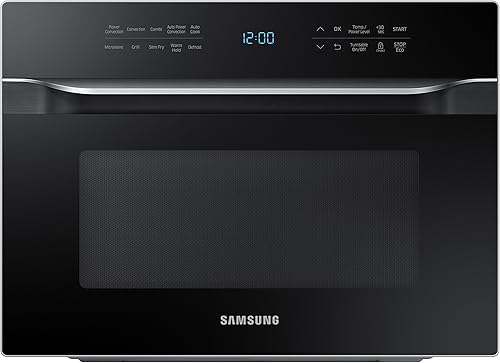 Samsung MC12J8035CT 12 pies cuadrados Microondas para cubierta - Acero inoxidable color negro