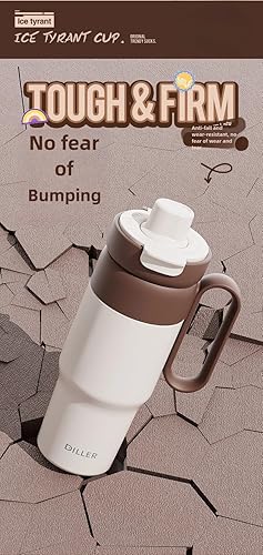 Miniatura 5 de Botella de agua de acero inoxidable aislada al vacío para la oficina, el automóvil o el hogar, mantiene el frío durante 24 horas, el calor durante