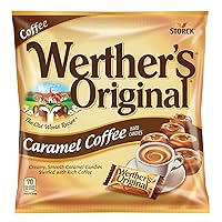 Vista 1 de Werther's Caramelos de café de caramelo duro original, bolsas de 5.5 onzas (paquete de 12)