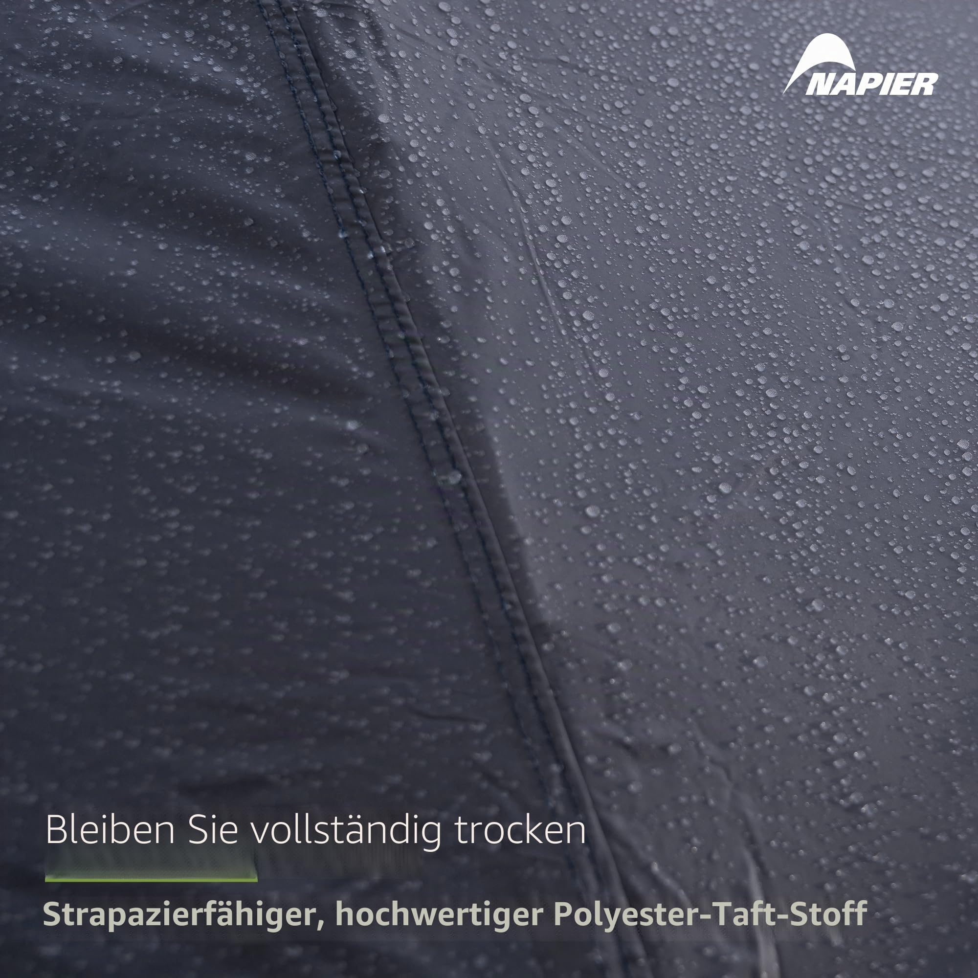 Napier Backroadz LKW-Bett mit wasserdichter Materialbeschichtung, bequemes und geräumiges 2-Personen-Campingzelt, kompaktes und normales Bett, langes Bett, wasserdichtes Bettzelt, langlebiges und