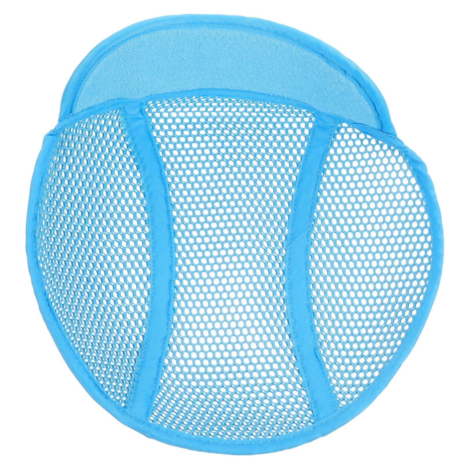 Mikikit Quick Drying Helmet Liner Breathable Mesh Fabric Sweat Pad for Cycling Running and Outdoor Sports Washable Reusable Stretchy Design Blue