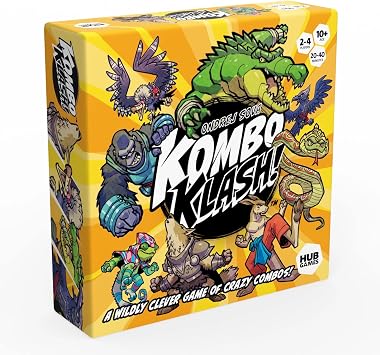 Kombo Klash | Tile-Laying Strategy Game for Kids and Adults | Ages 10 and Up | 2 to 4 Players | 20-40 Minutes Playtime | Made by Hub Games