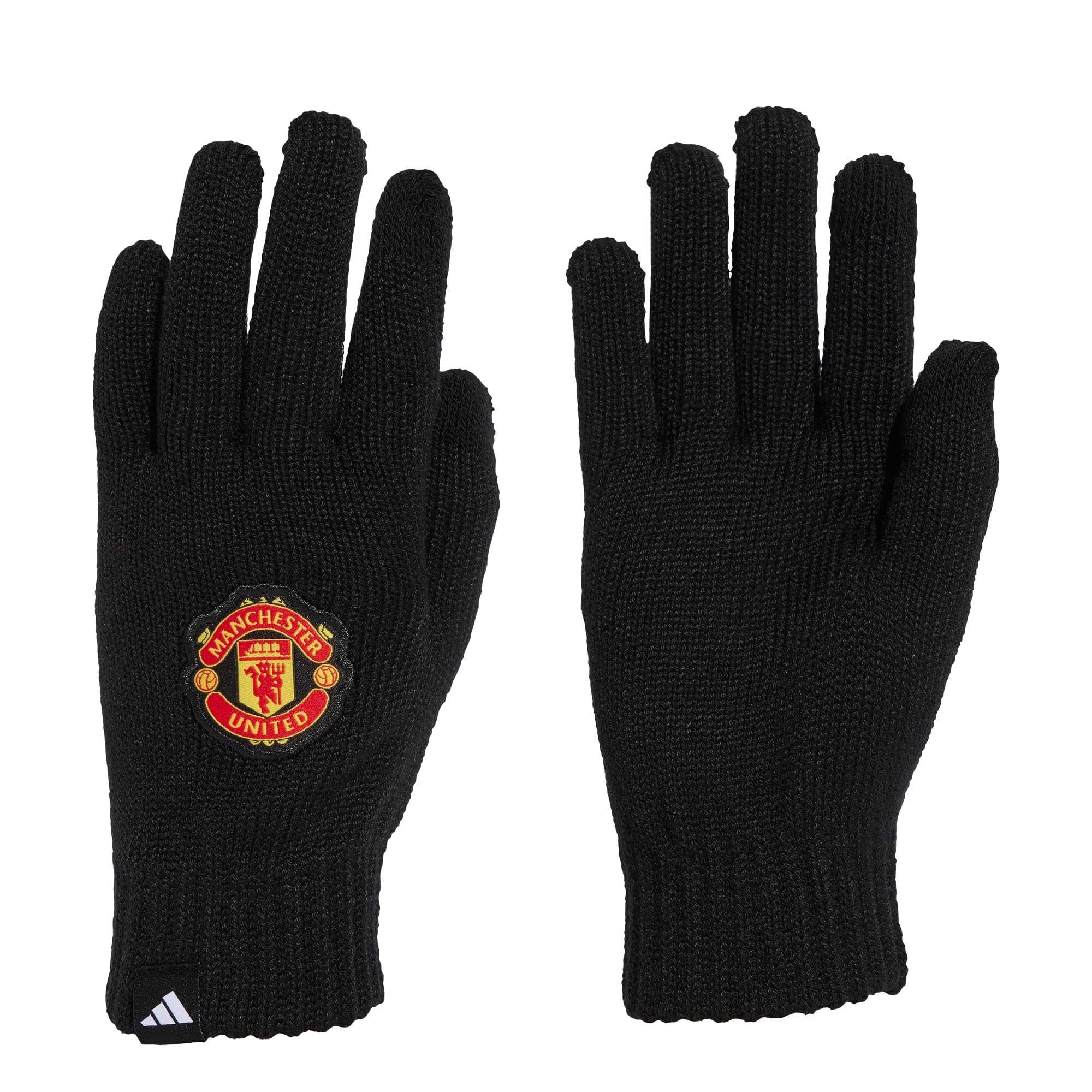adidas Unisex Mufc - Manchester United Gloves, black/mufc red, M
