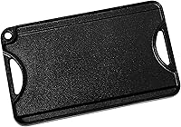 Vista 11 de VEVOR Parrilla/plancha reversible, plancha de hierro fundido pre-sazonada de 14 x 8.5 pulgadas, sartén rectangular portátil con asa, utensilios