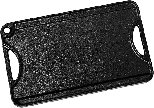 Vista 11 de VEVOR Parrilla/plancha reversible, plancha de hierro fundido pre-sazonada de 14 x 8.5 pulgadas, sartén rectangular portátil con asa, utensilios