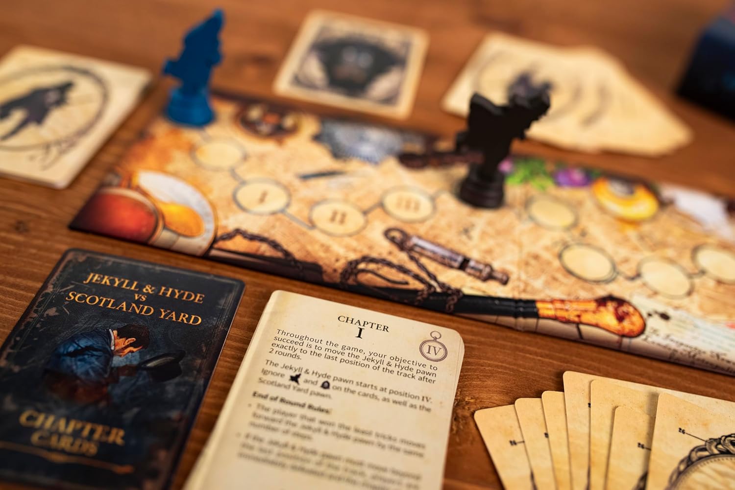 Jekyll & Hyde vs. Scotland Yard by 25th Century Games – Cooperative Trick Taking Board & Card Game for Two Players – Story Based Gameplay – for Ages 10+ & 20 Min Playtime