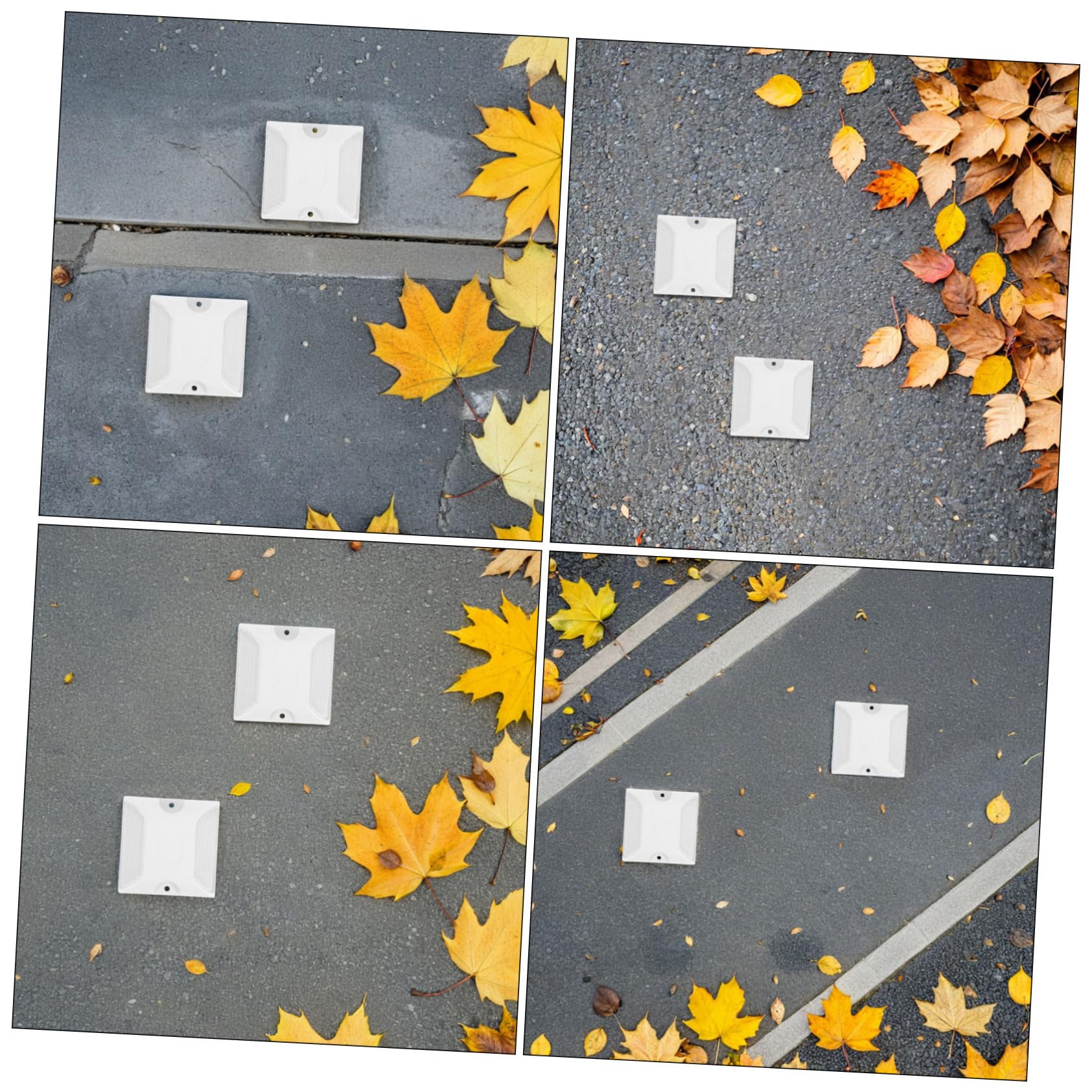 Anneome 3 series Postes De Entrada Para De Acceso Reflectores De Seguridad Para Pavimento Reflectores De Autopista Marcadores De Asfalto Marcadores De Calle 10 piezas x 3