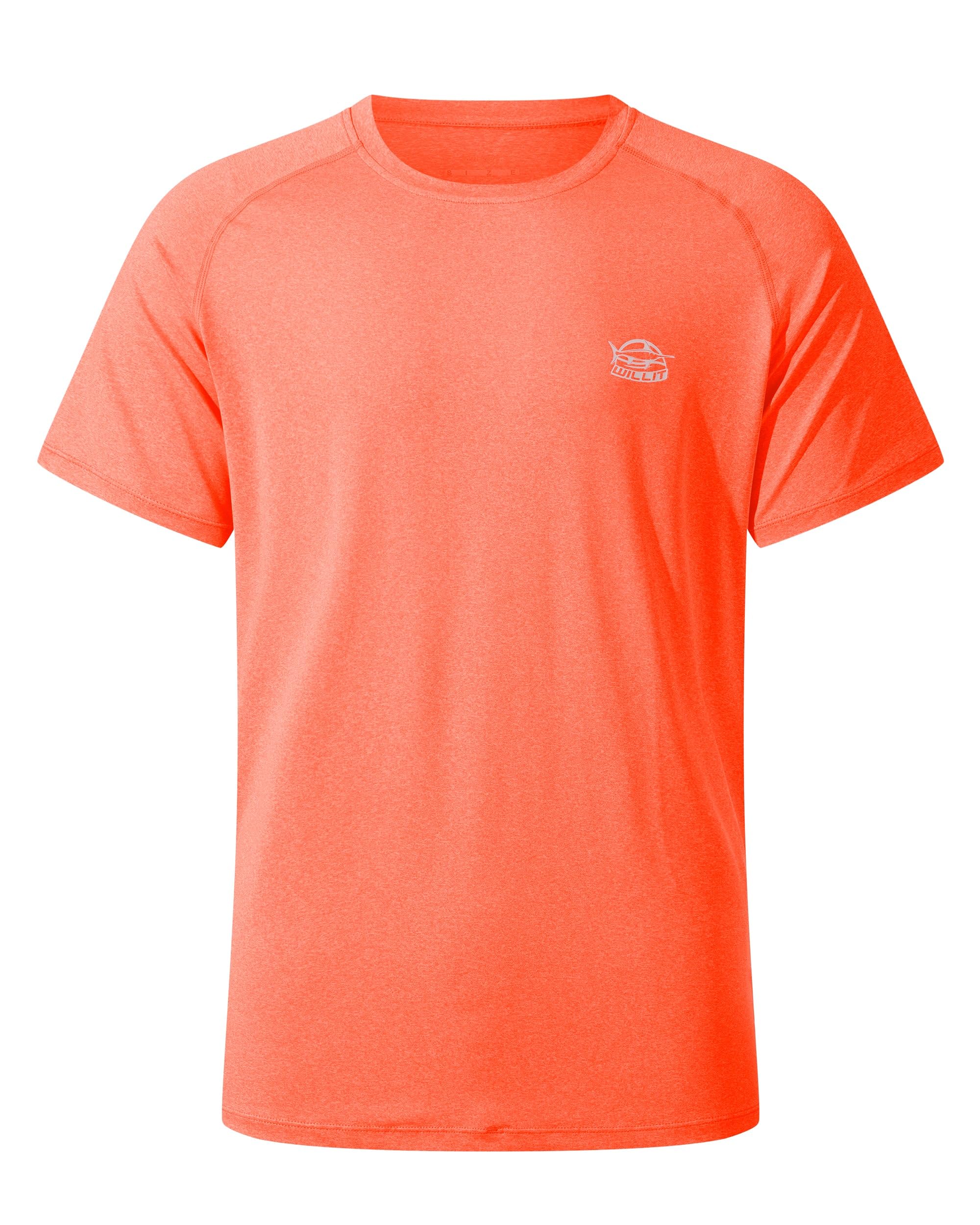 WILLIT Atlético Camisa de protección de Sarpullido para Hombre
