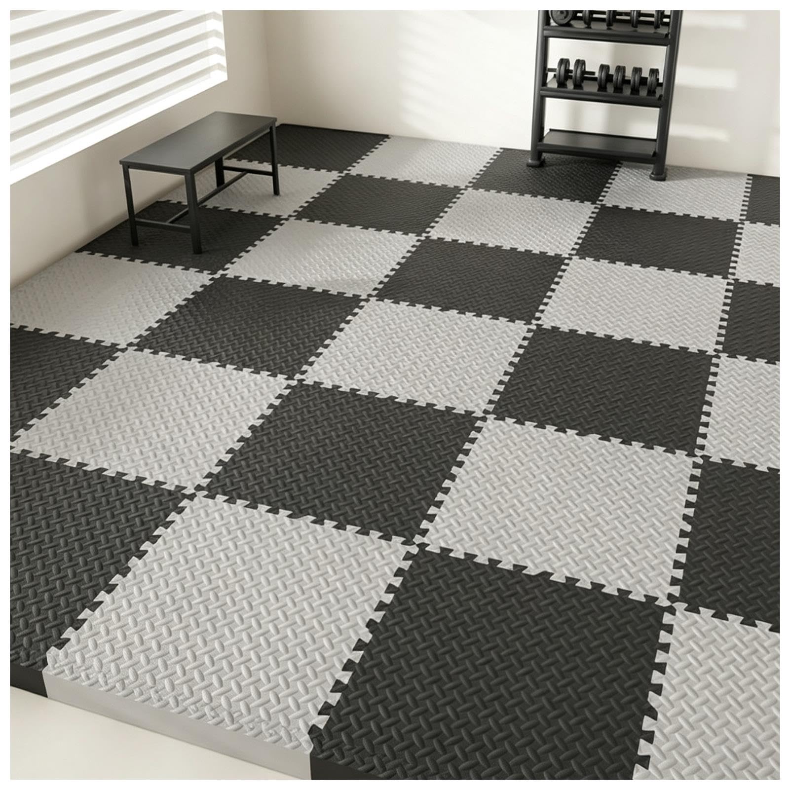 Tapis de Puzzle de Verrouillage imperméable de carrelages Robustes Mous
