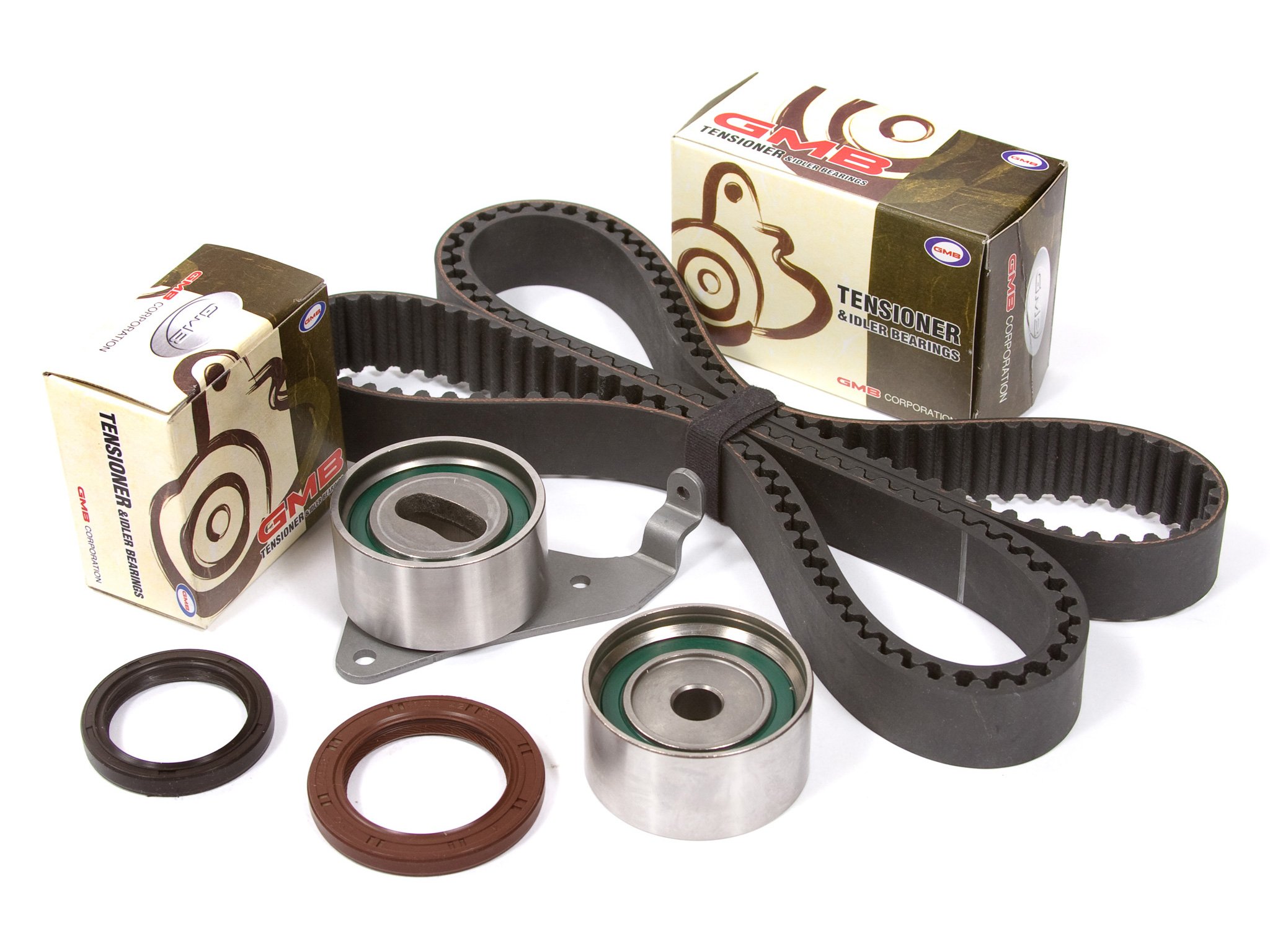 Evergreen Parts And ComponentsTBK138 Compatible With Toyota 5SFE DOHC 16V Timing Belt Kit