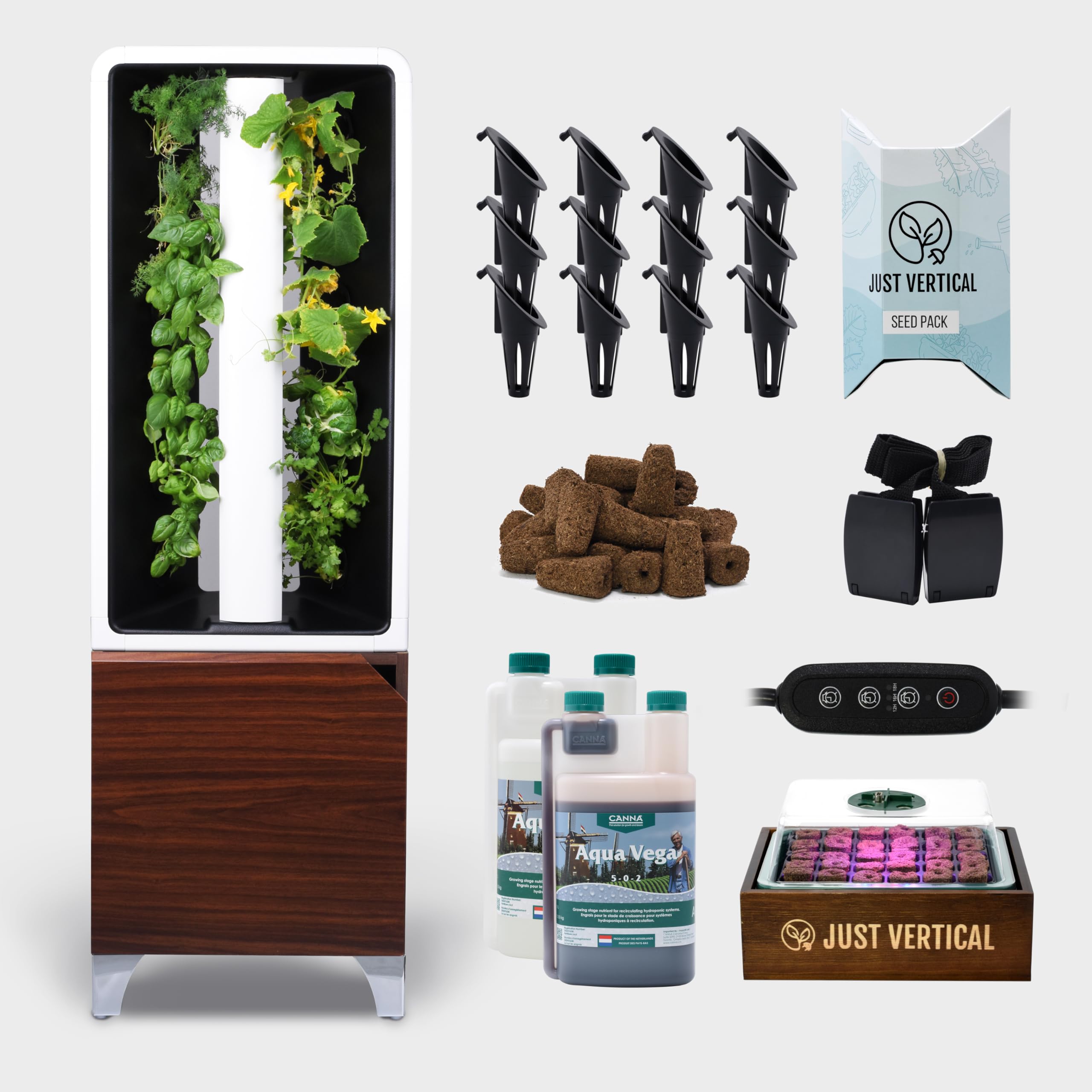 Amazon.com: Just Vertical EVE Tower Garden Hydroponic Indoor