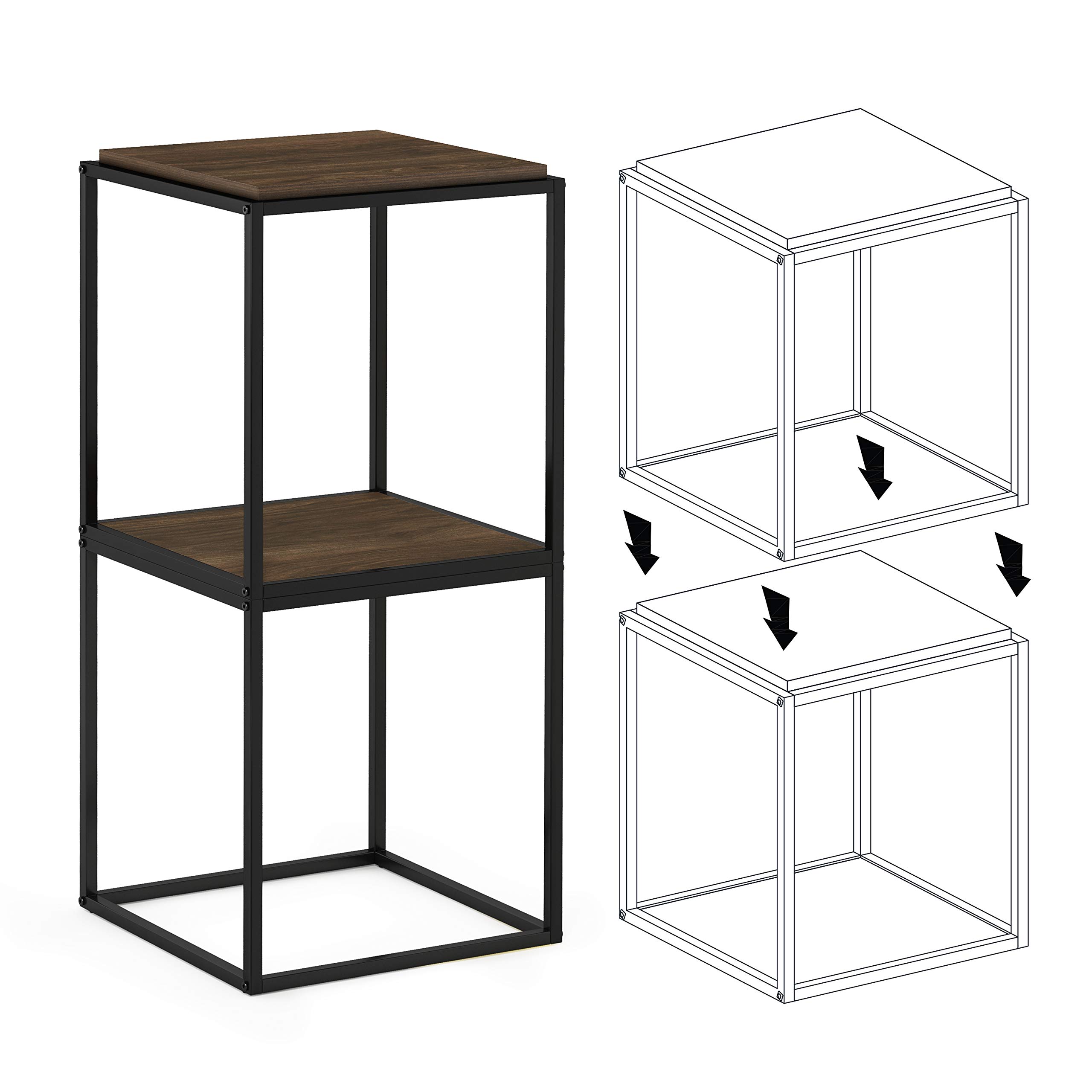 Amazon｜フリノ(Furinno) Moretti Modern Lifestyle スタッキング