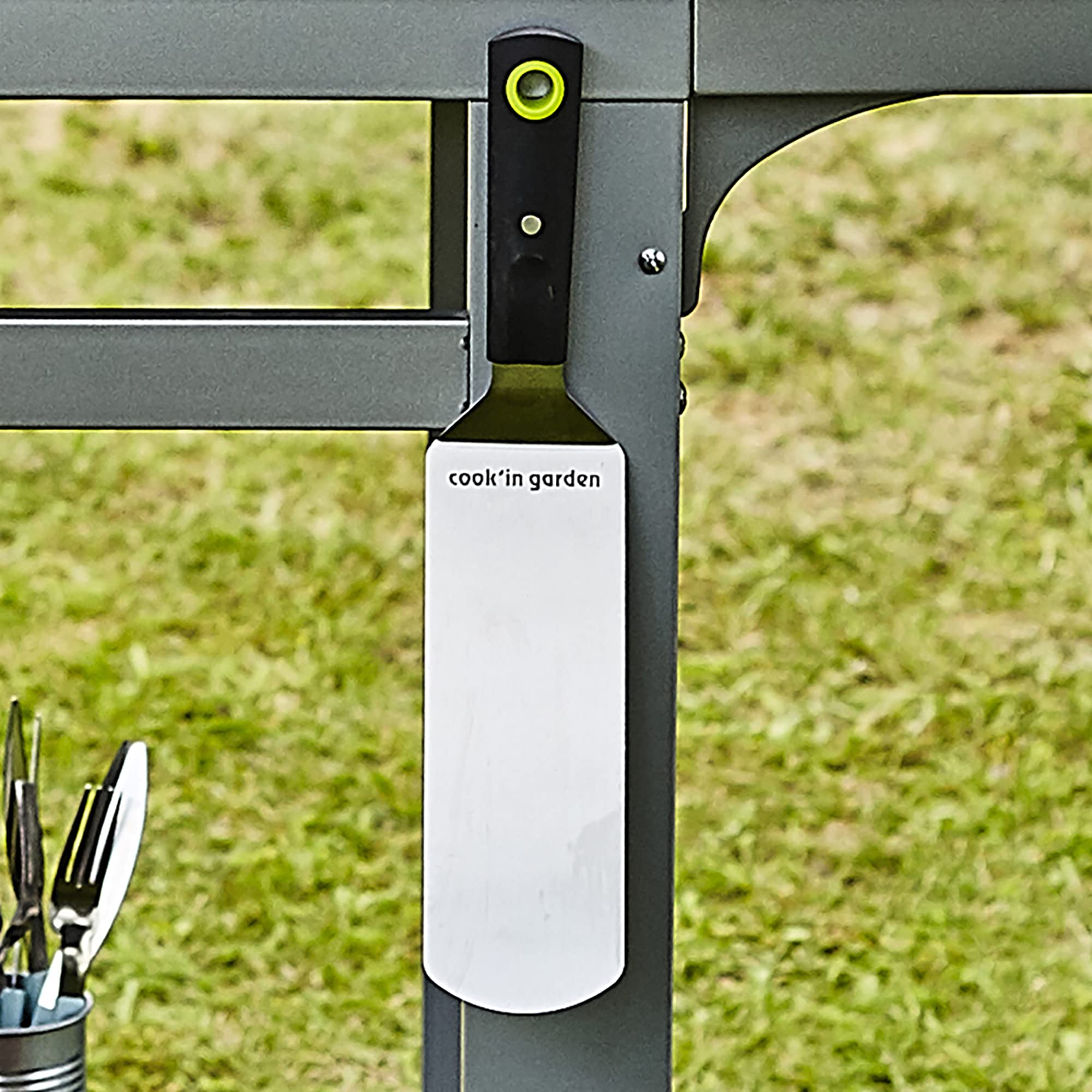 Spatola Acciaio Inox Cook'in Garden Con Manico Magnetico - Per Piastra E Barbecue - Modello AC177 - Foto 8