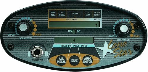 Miniatura 2 de Bounty Hunter Detector de metales de estrella solitaria