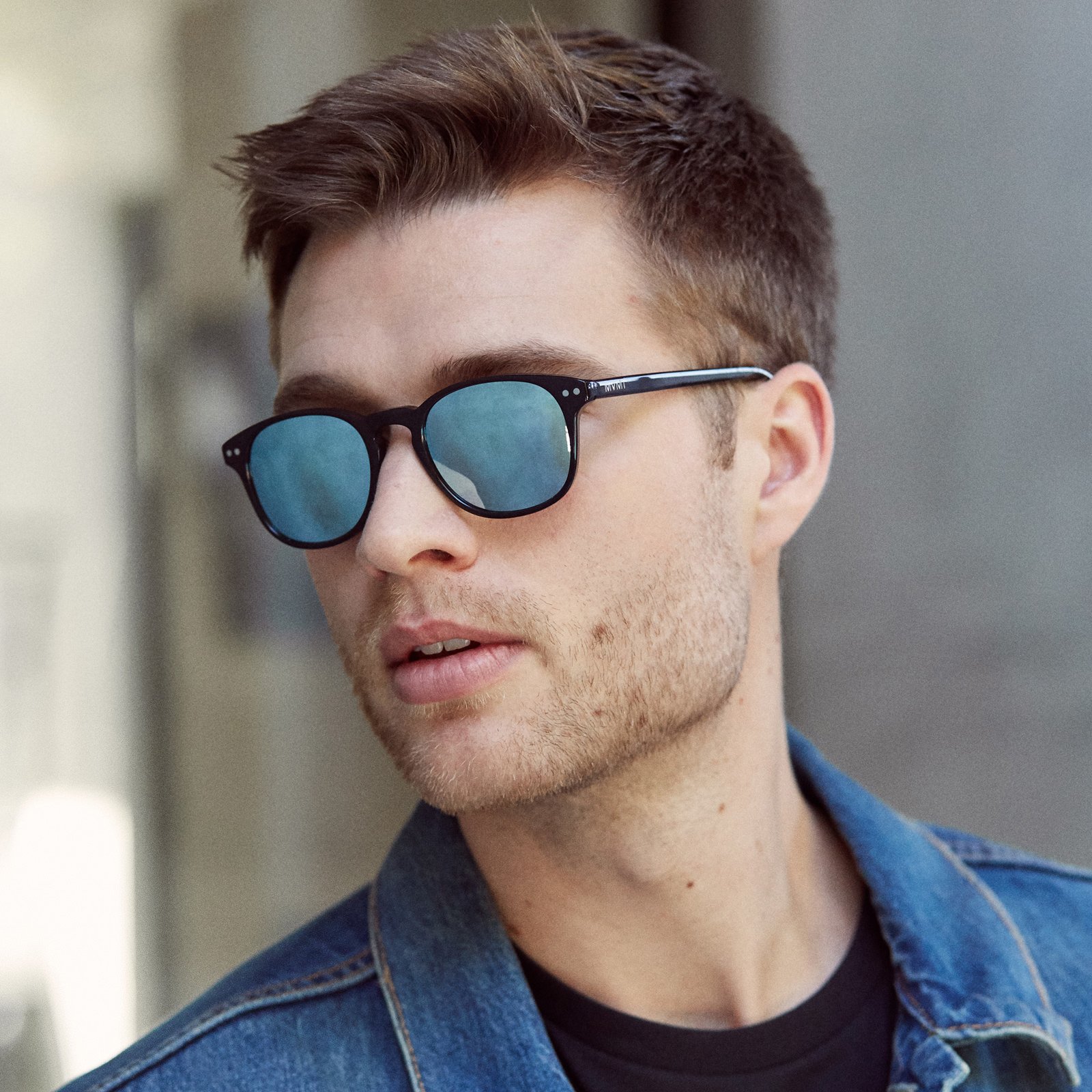 Mvmt Hyde Polarized Rectangular Womens And Mens Sunglasses Pure