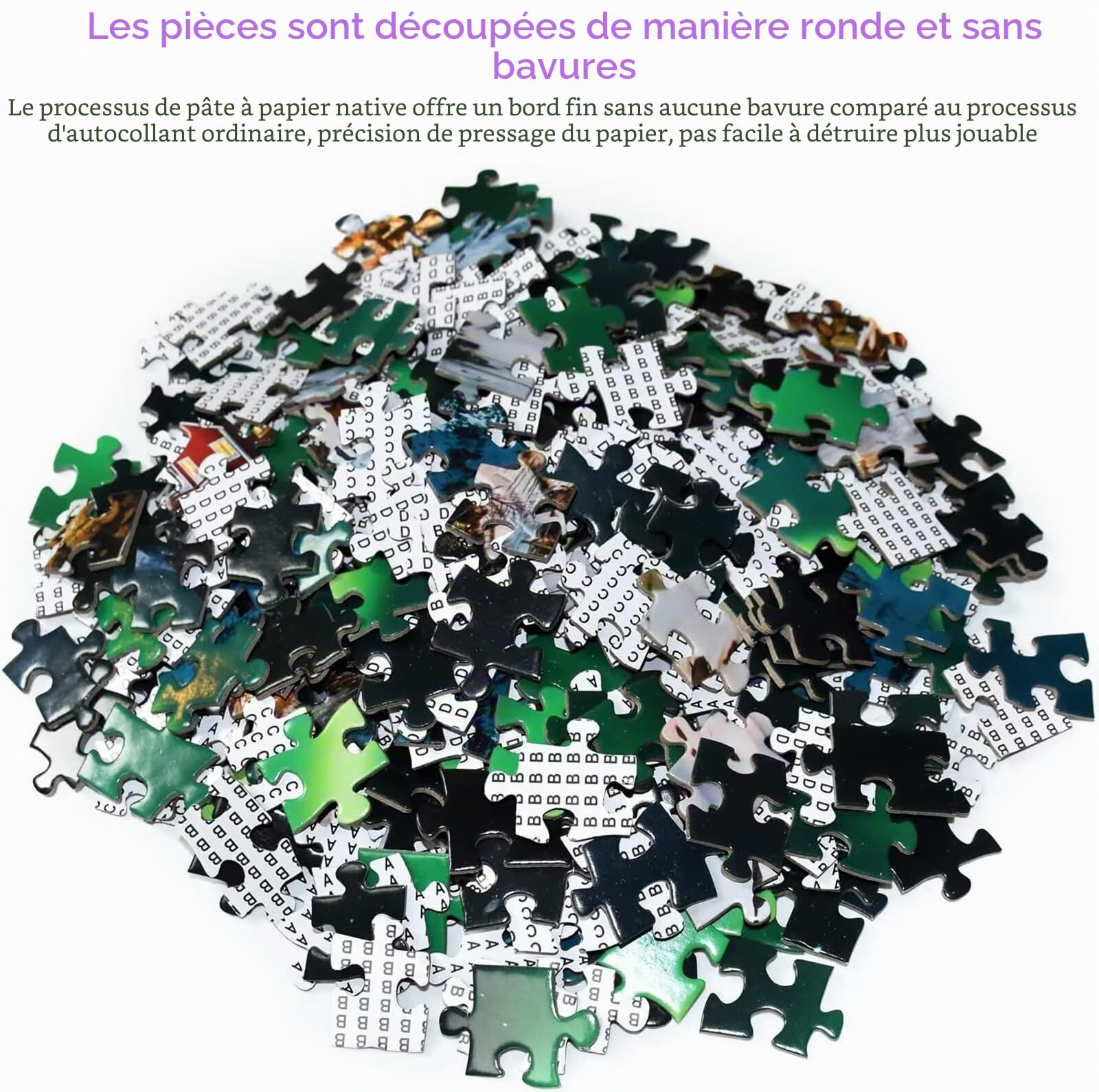 Puzzle 2000 Pièces Adulte, Fleurs Blanches 100 x 70 cm Jeu Classique Puzzles pour Adultes Jouet Éducatif, Puzzle pour Adulte 2000 Pieces, Jeu Difficile pour Les activités