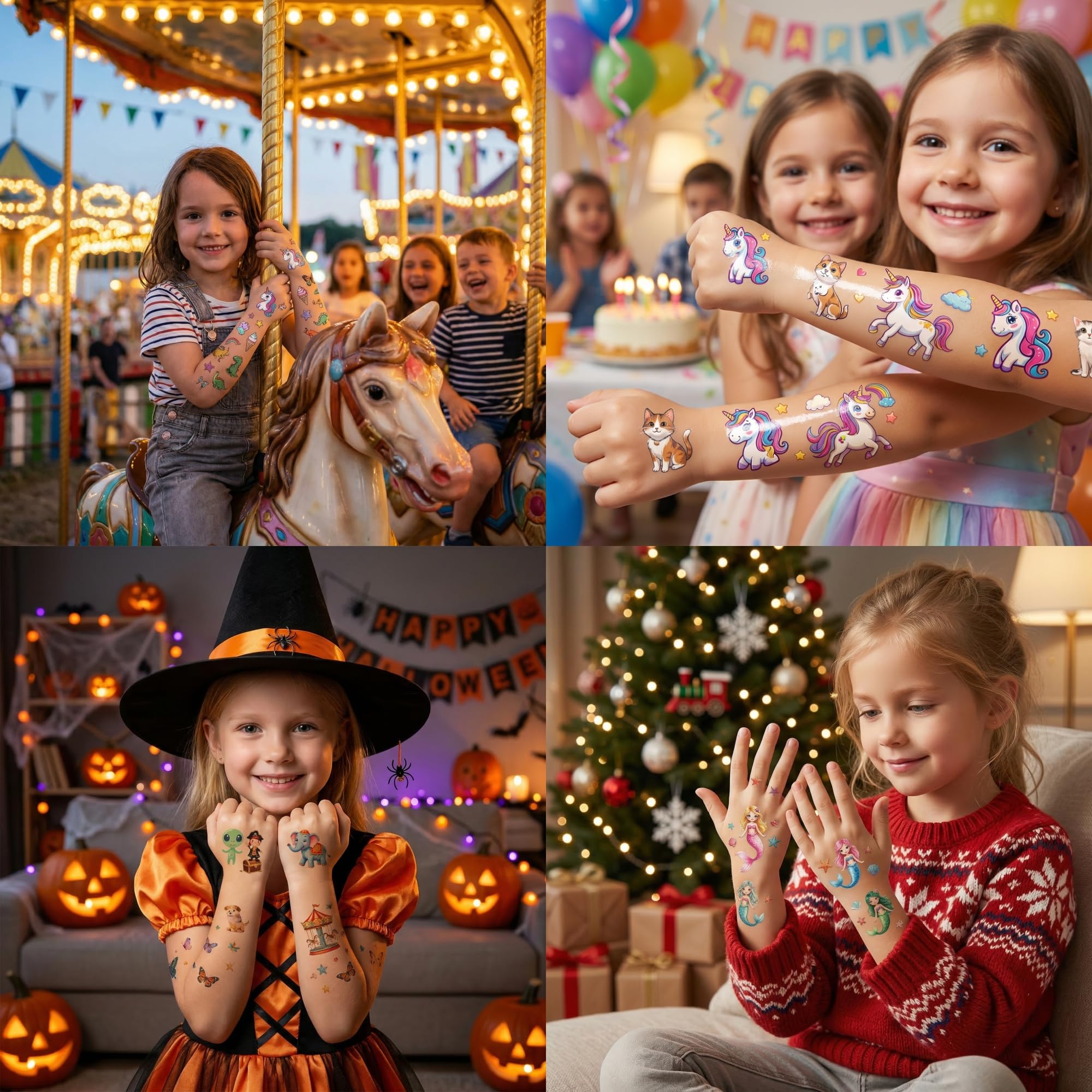Kids Temporary Tattoos - 350+ Designs! -5