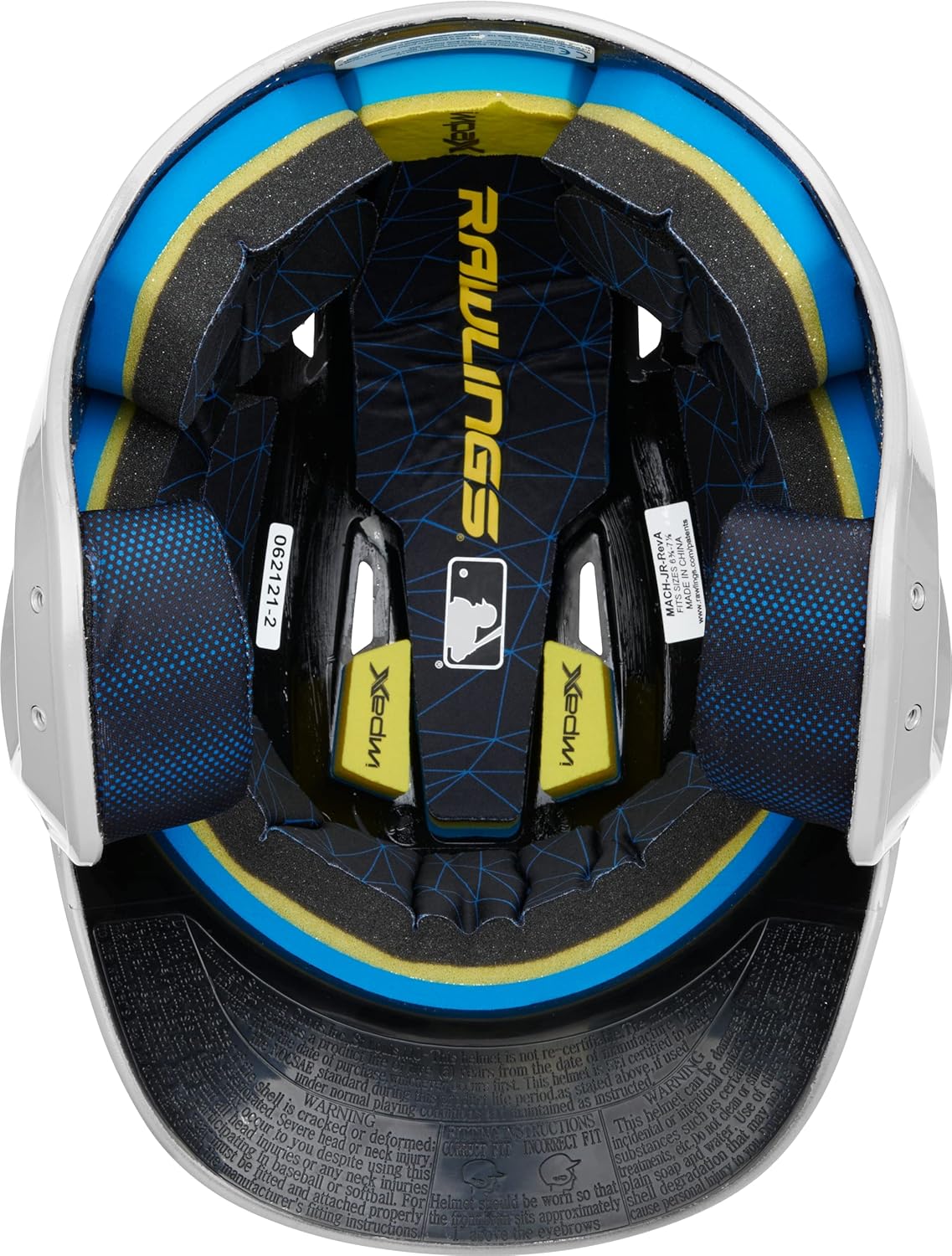 Rawlings | MACH Baseball Batting Helmet | Gloss | JR & SR Sizes | Multiple Colors