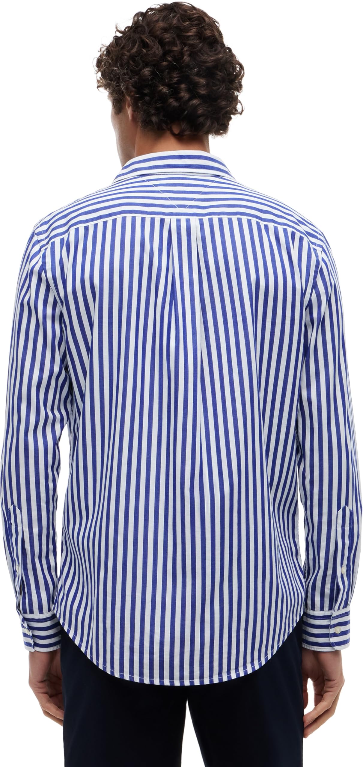 Tommy Hilfiger Męska koszula Flex Poplin Classic STP Rf MW0MW42440 S/S, niebieska, XXL