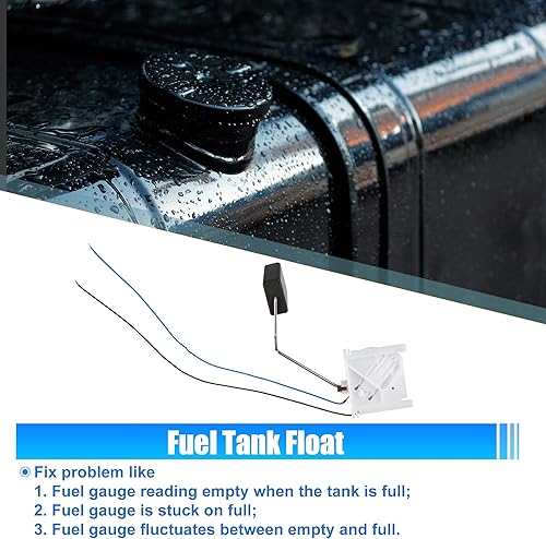 Miniatura 3 de uxcell No.8L0919673E1J0919673F Medidor de flotador de tanque de combustible Unidad de envío Sensor de nivel de combustible para VW Beetle 1.8L