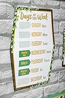 Vista 4 de Teacher Created Resources Juego de tablones de anuncios con calendario de eucalipto