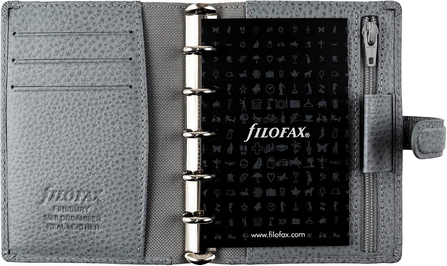Filofax Mini Finsbury Slate Grey Organiser
