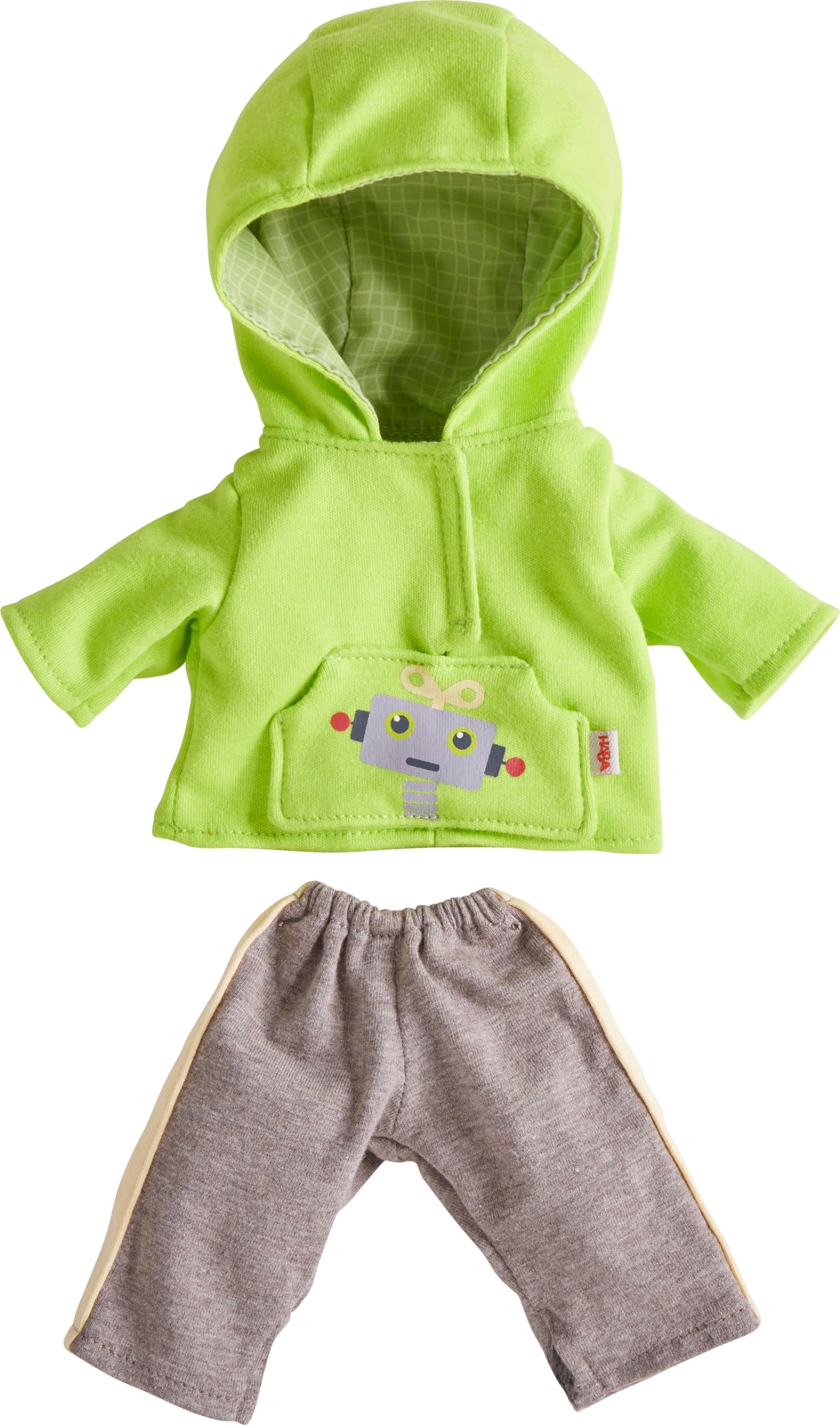 HABA Zestaw ubrań dla lalek Homewear, odzież dla lalek 32 cm, unisex, miękki materiał