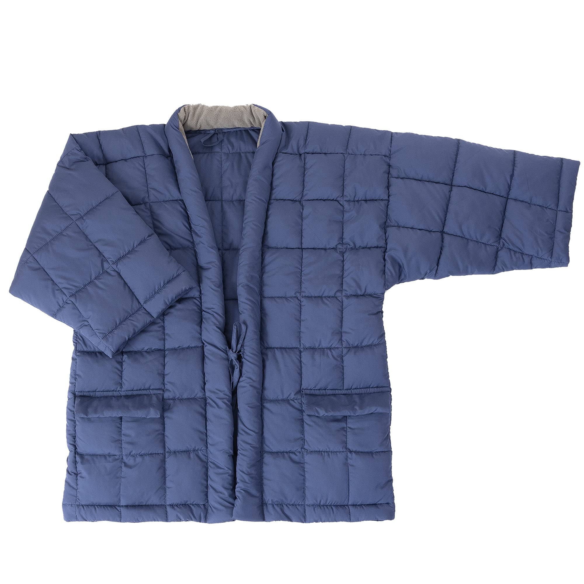 Warm Hanten with Attached Collar, Lightweight & Washable