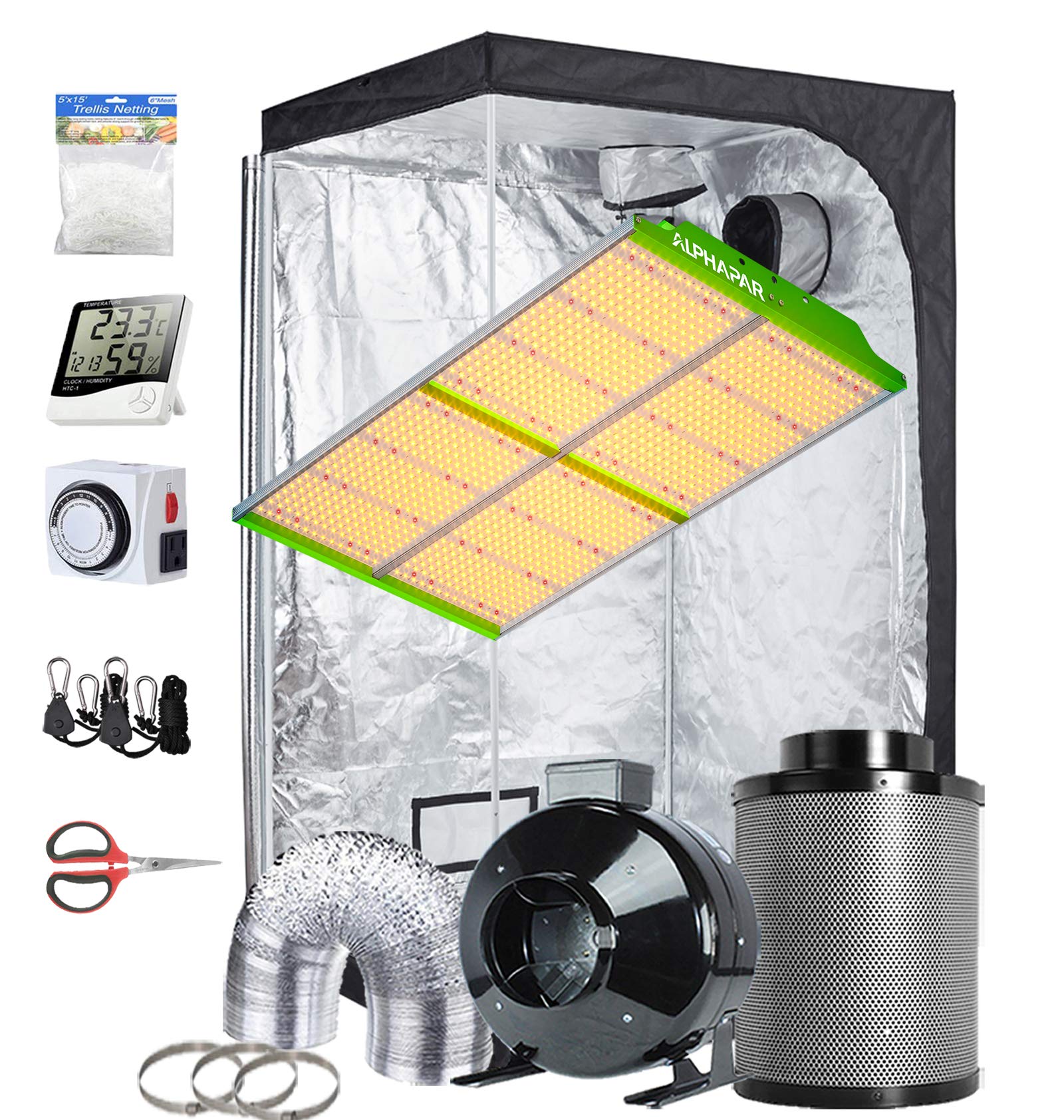 LED APQ1200 grow tent kit