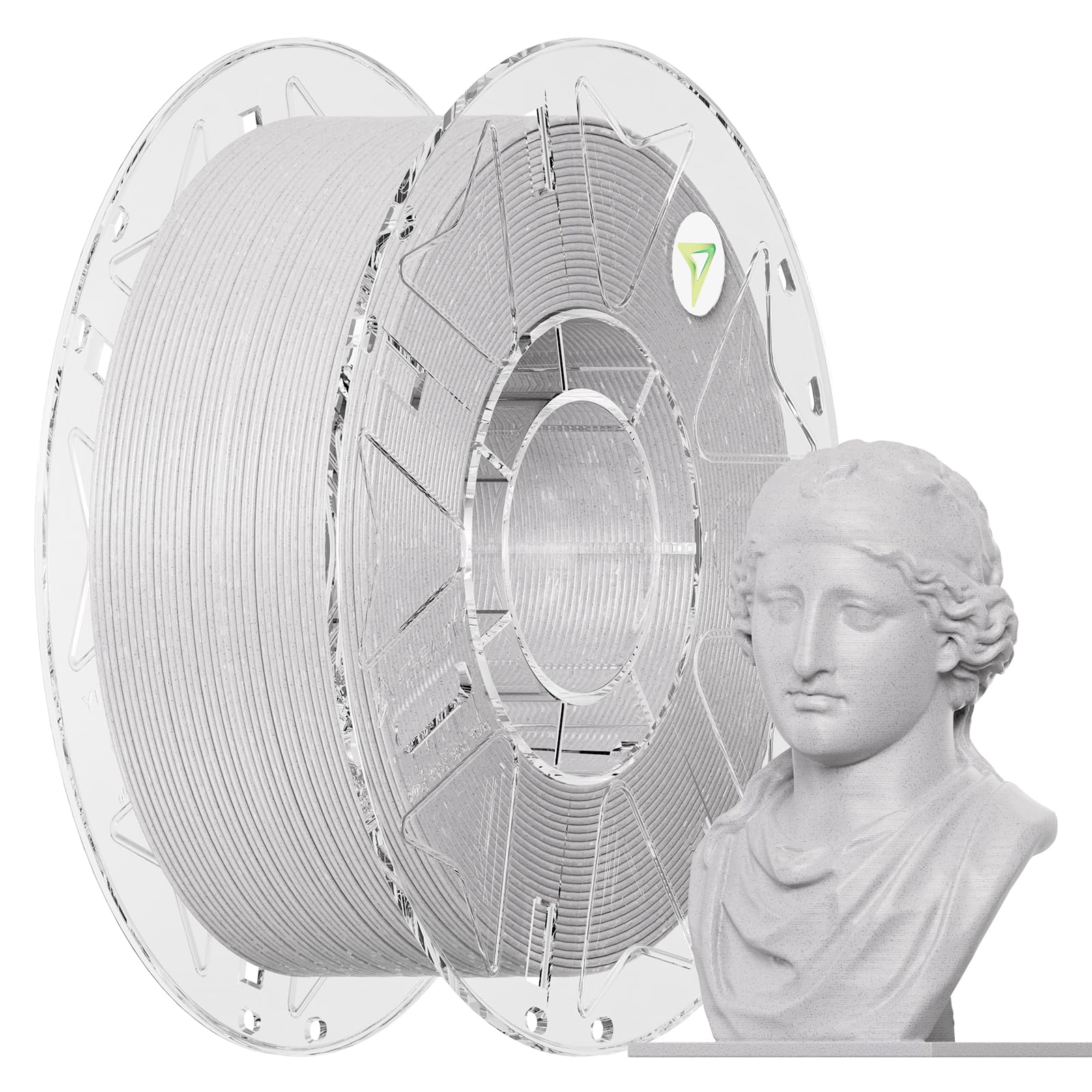 Creality Hyper PLA RFID Marble Filament 1KG, Marble White, 1-Pack