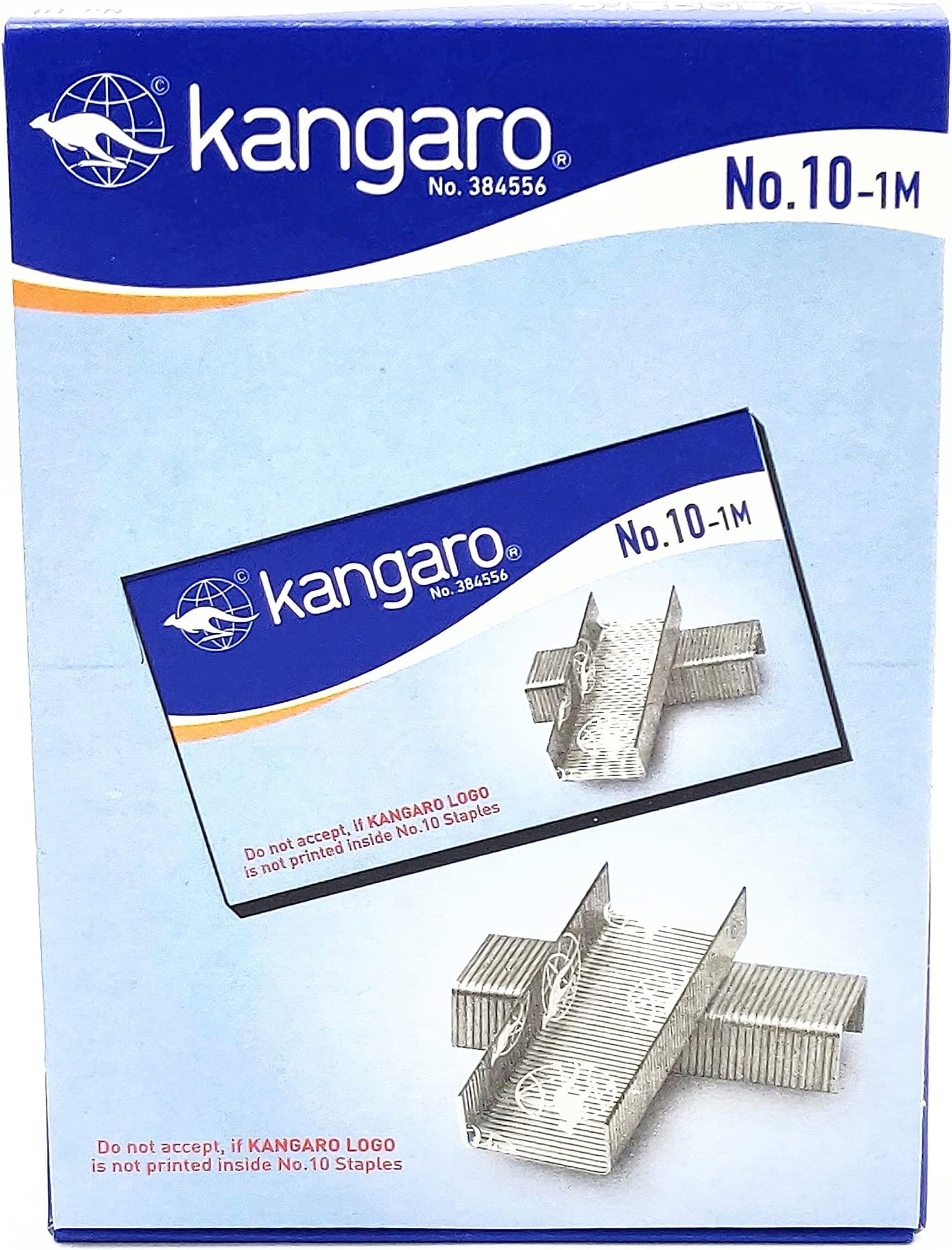 Kangaro Desk Essentials NO. 10-1M Heavy Duty Steel Wire Staple Pins | 1000 Staples | Perfect for Office, Home & School | Pack of 20 craftree (20)