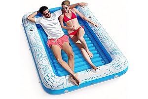 XL 4-in-1 Inflatable Tanning Pool Lounge for Lakes
