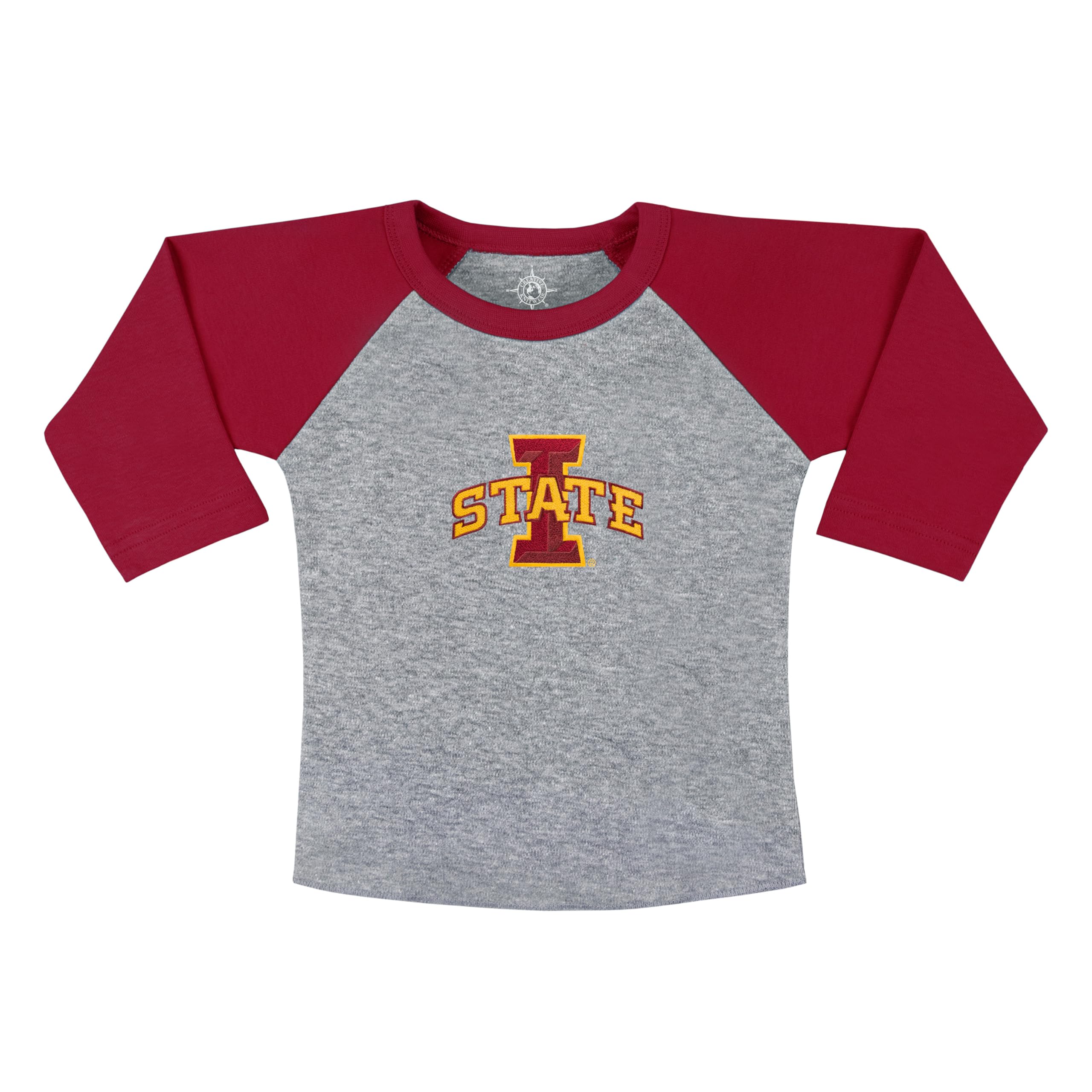 College Baby NCAA Infant and Toddler Baseball Shirt Raglan 3/4 Length Sleeve
