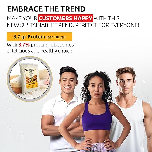 Miniatura 7 de OldSoul - Mezcla profesional de gofres belgas  Sin gluten y vegano  Crujiente  30 libras  Sabor vainilla  168 waffles (30 libras, sin gluten y