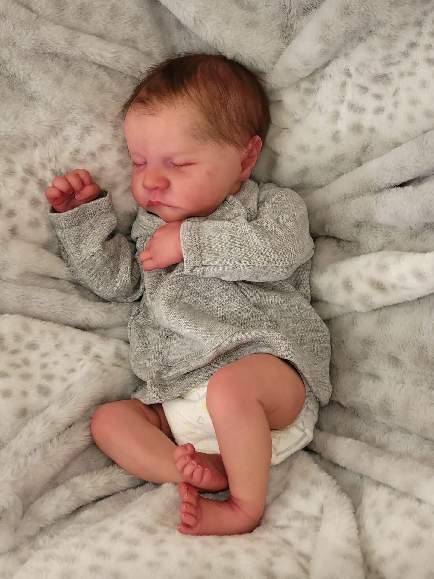 Reborn Lalki Chłopiec Myte Lalki Reborn Miękkie Ciała Z Winylu Reborn Lalka Niemowlę Wygląda Jak Prawdziwe Dziecko Zamknięte Oczy Chłopiec 48 cm Ręcznie Robione