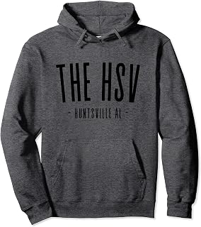 HSV Huntsville Airport Code Alabama Airport Code HSV Pullover Hoodie