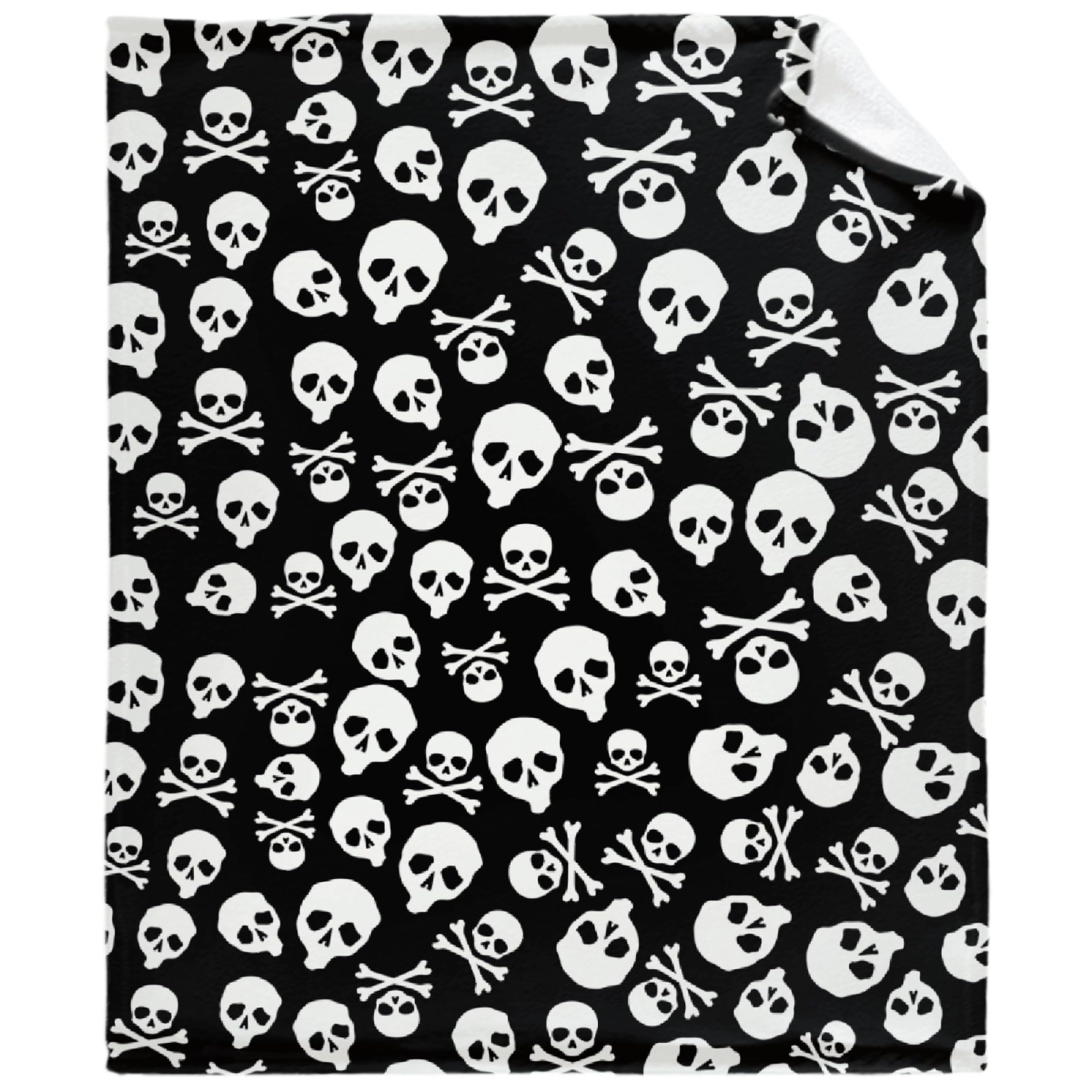 Halloween Skull Bones Baby Blanket Gifts Super Soft Swaddle Newborn Cozy Baby Receiving Blanket Stroller Throw Blanket for Crib 40x30 XSmall for Puppy