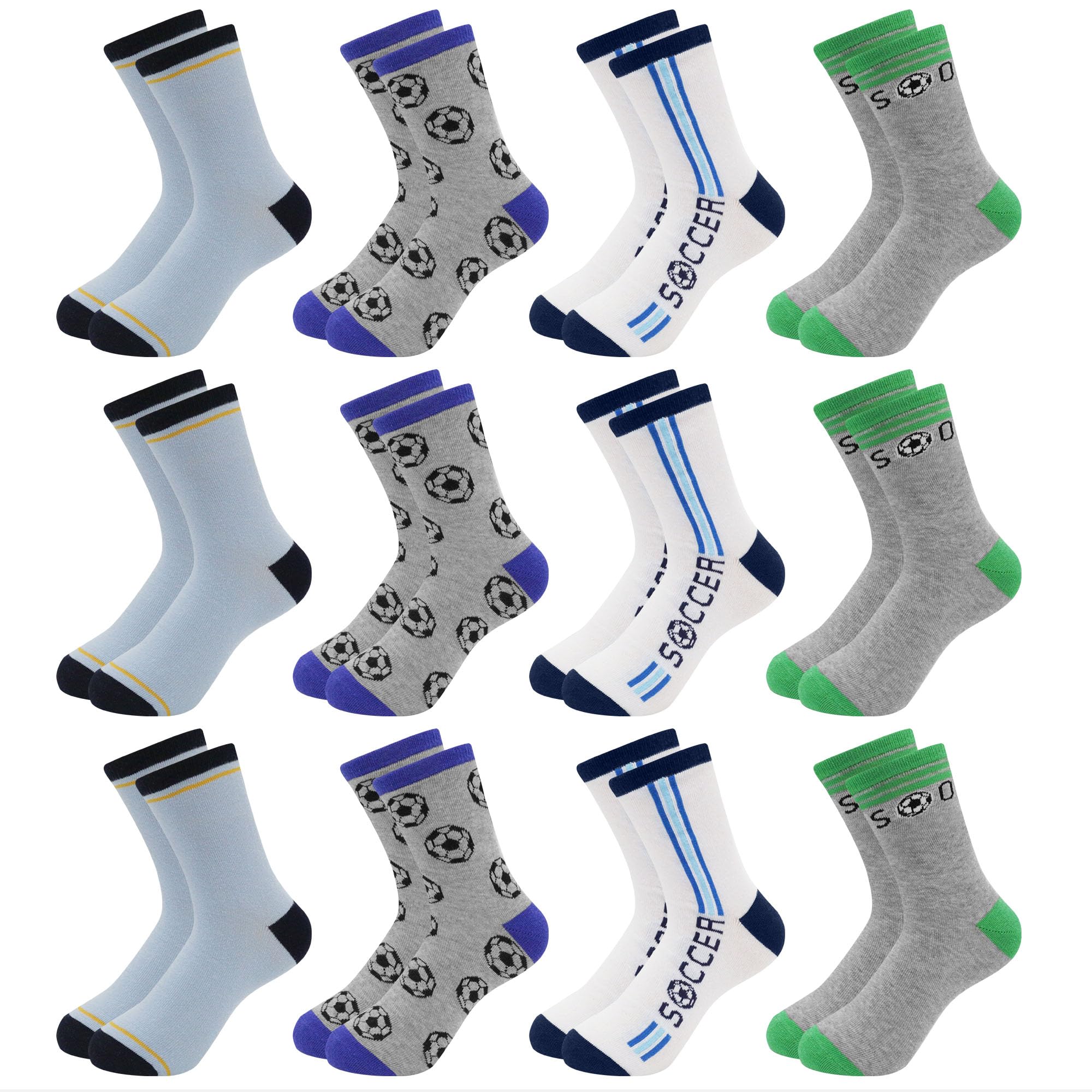 Uizuooy Socken Jungen 31-34 Socken Kinder 31-34 Jungen Kindersocken Unisex Sportsocken Fussball Baumwolle Kleinkind Sneakersocken Bunte Sommersocken Atmungsaktiv Tennissocken Kinder 12 Paar 5501