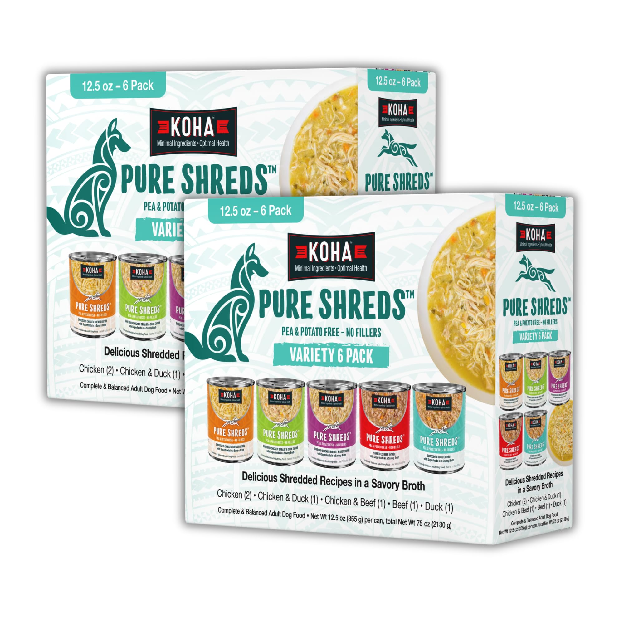 KOHA Pure Shreds Variety Pack