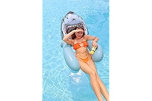Inflatable Shark Pool Float - Perfect for Adults and Kids