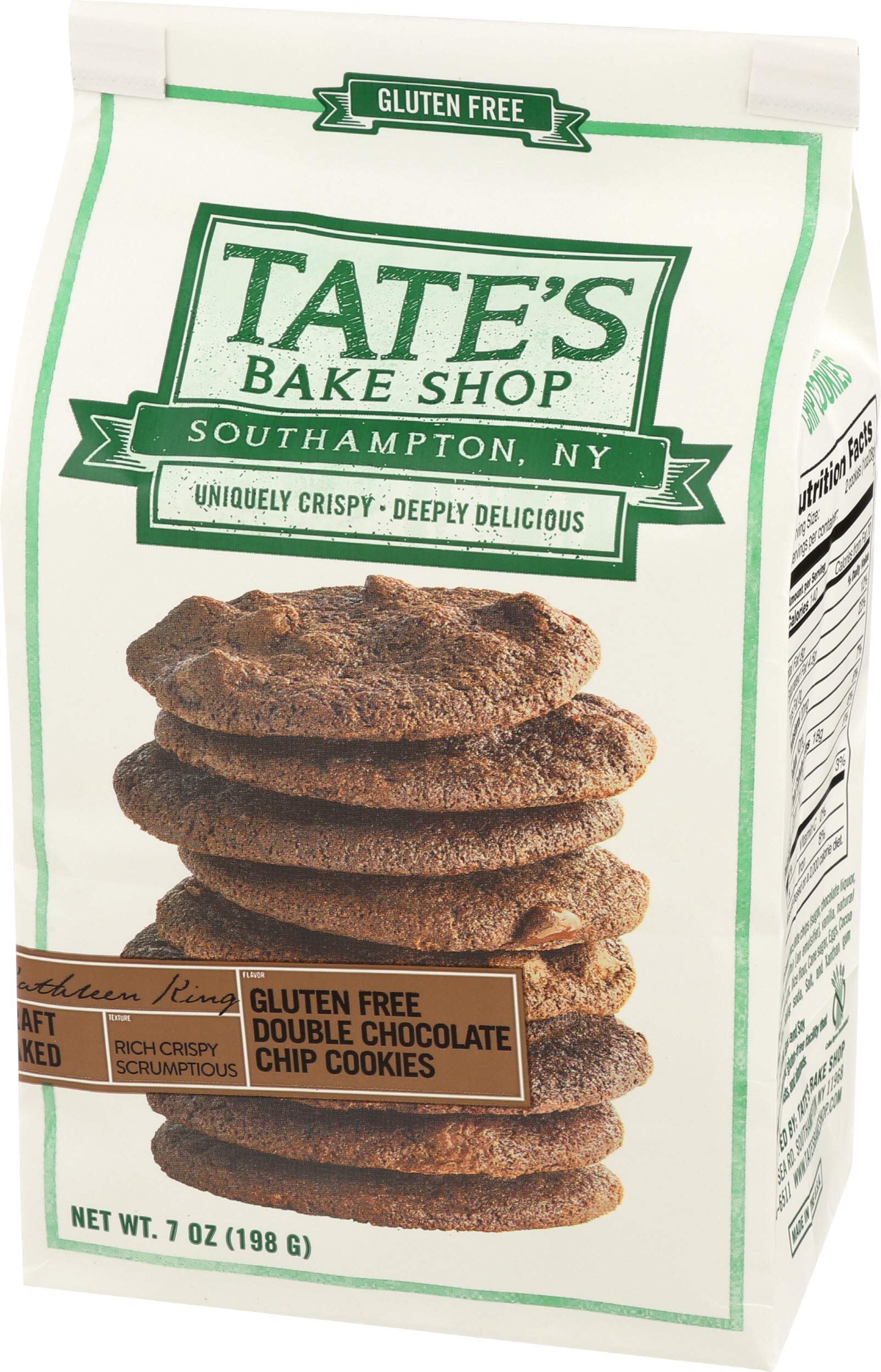 Tate's Bake Shop Gluten Free Double Chocolate Chip Cookies, 7 oz Buy